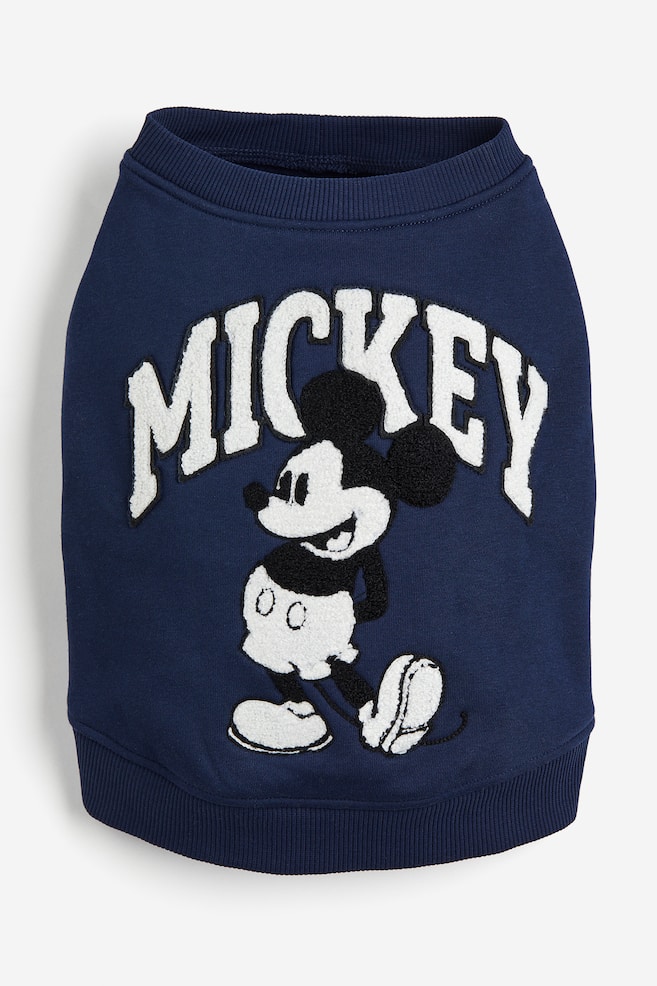 Embroidery-detail dog top - Dark blue/Mickey Mouse/Grey marl/Harvard/Grey marl/Mickey Mouse/Dark grey/Yale - 2