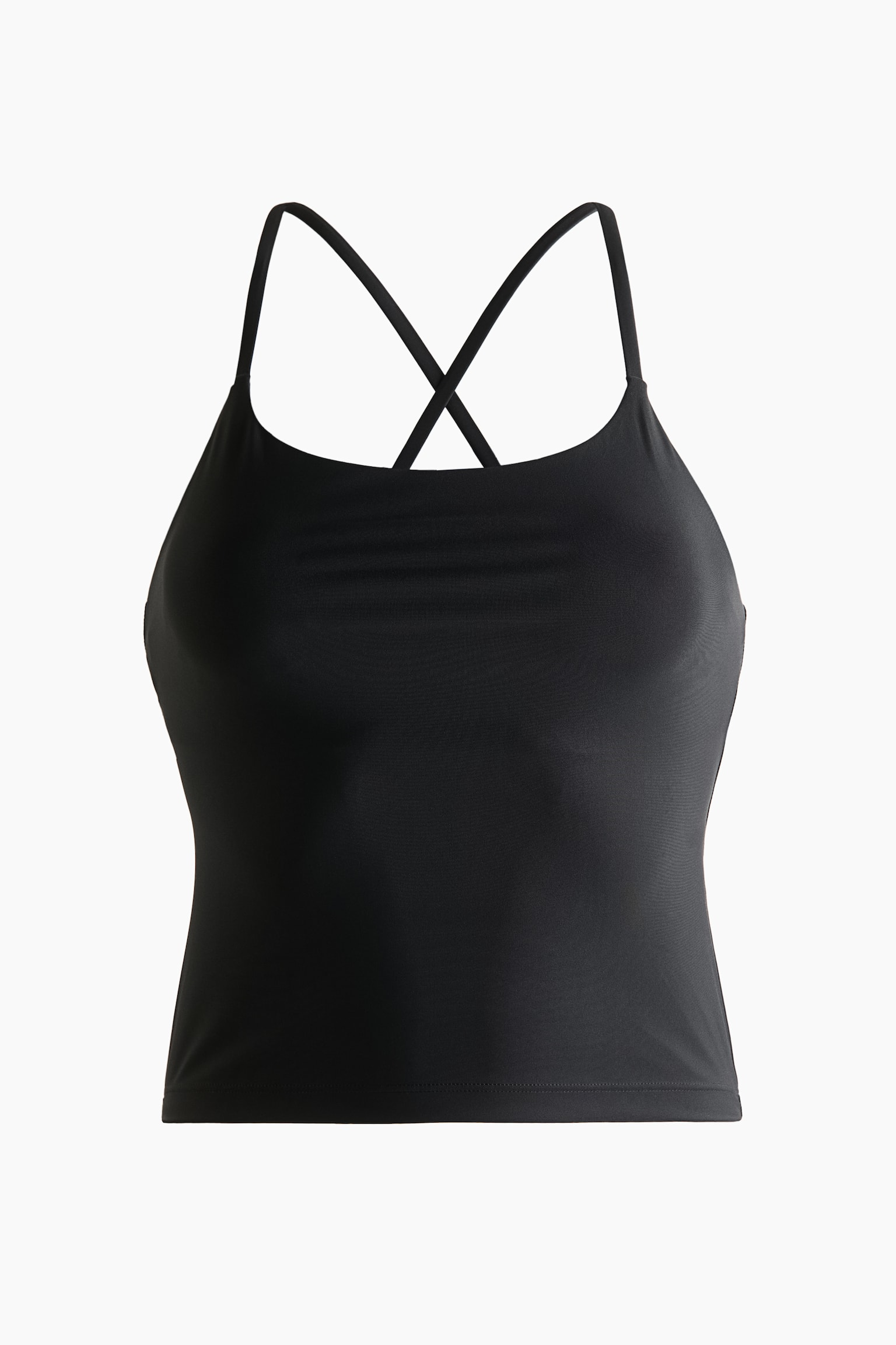 Haut de tankini Lycra🅫 avec soutien-gorge intégré - Noir - 1