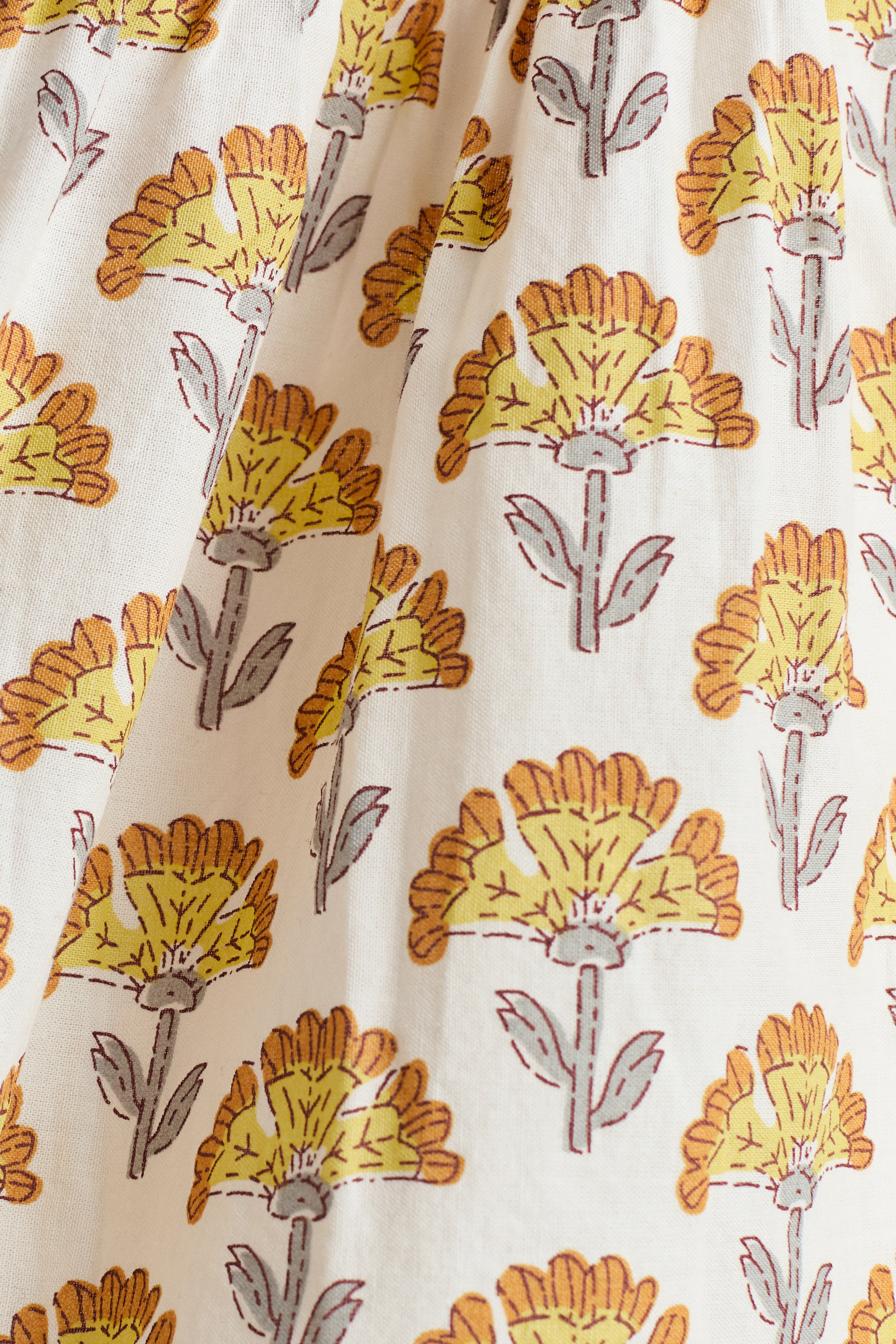 Patterned Cotton Dress