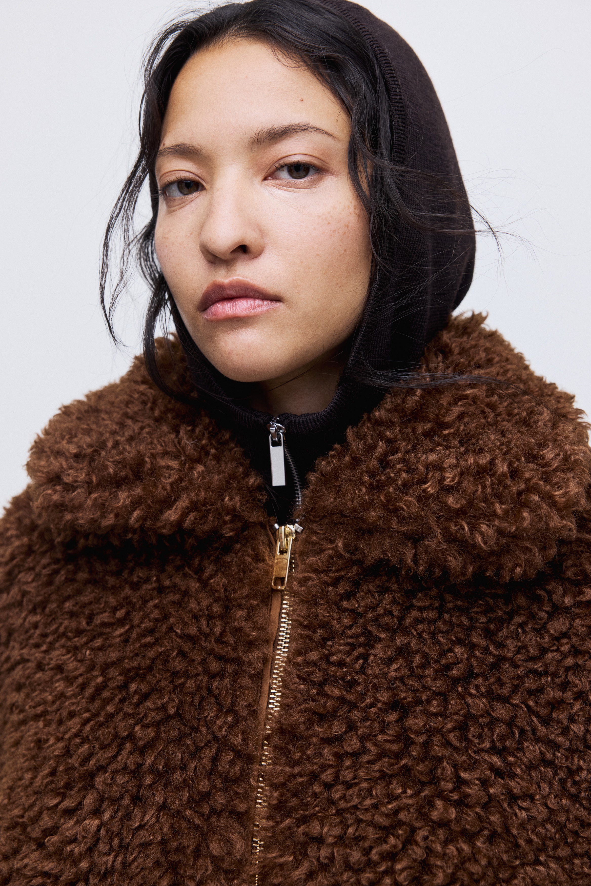 テディジャケット - ダークブラウン - レディース | H&M JP