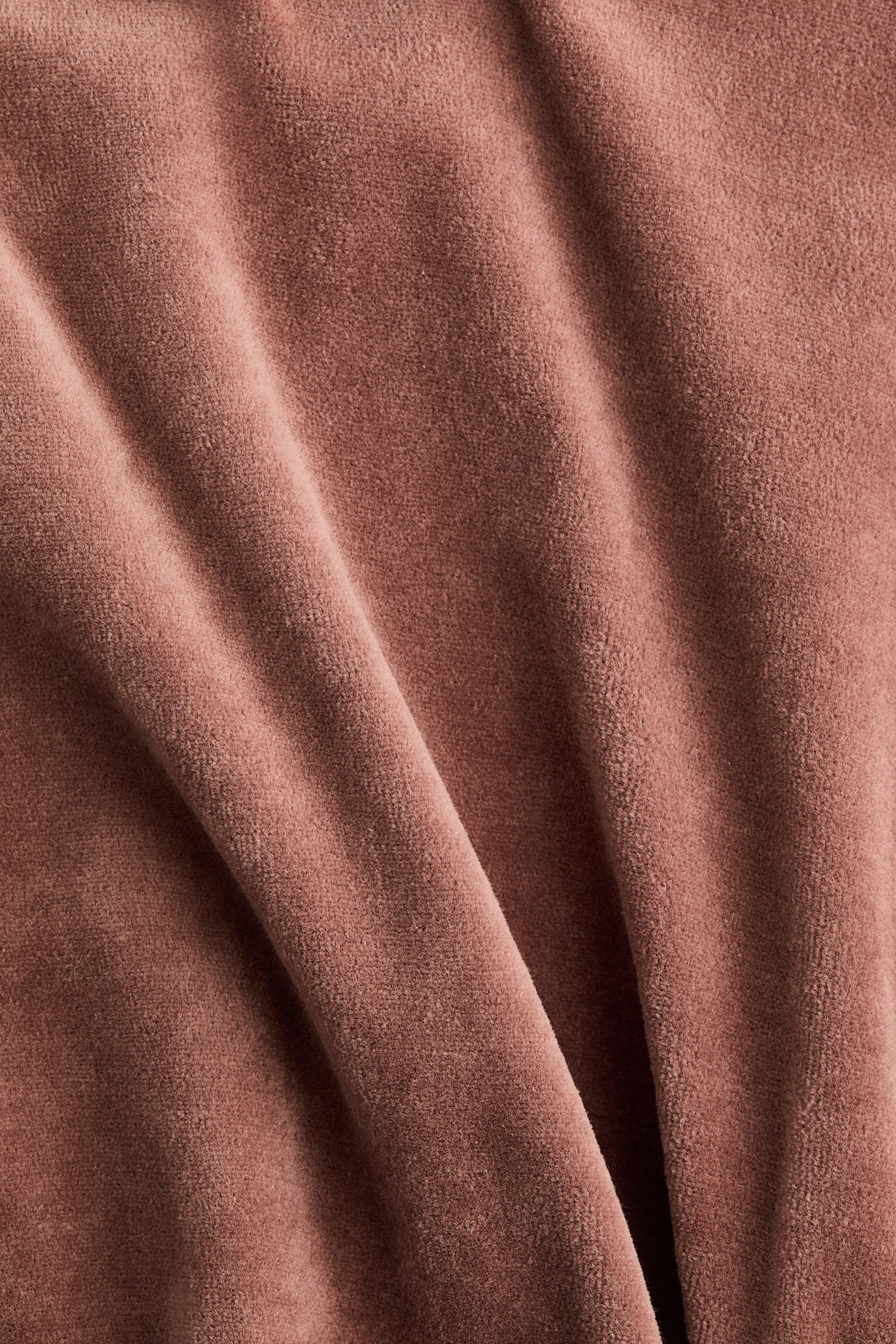 Velour sweatshirt - Dark dusty pink/Dark blue - 4