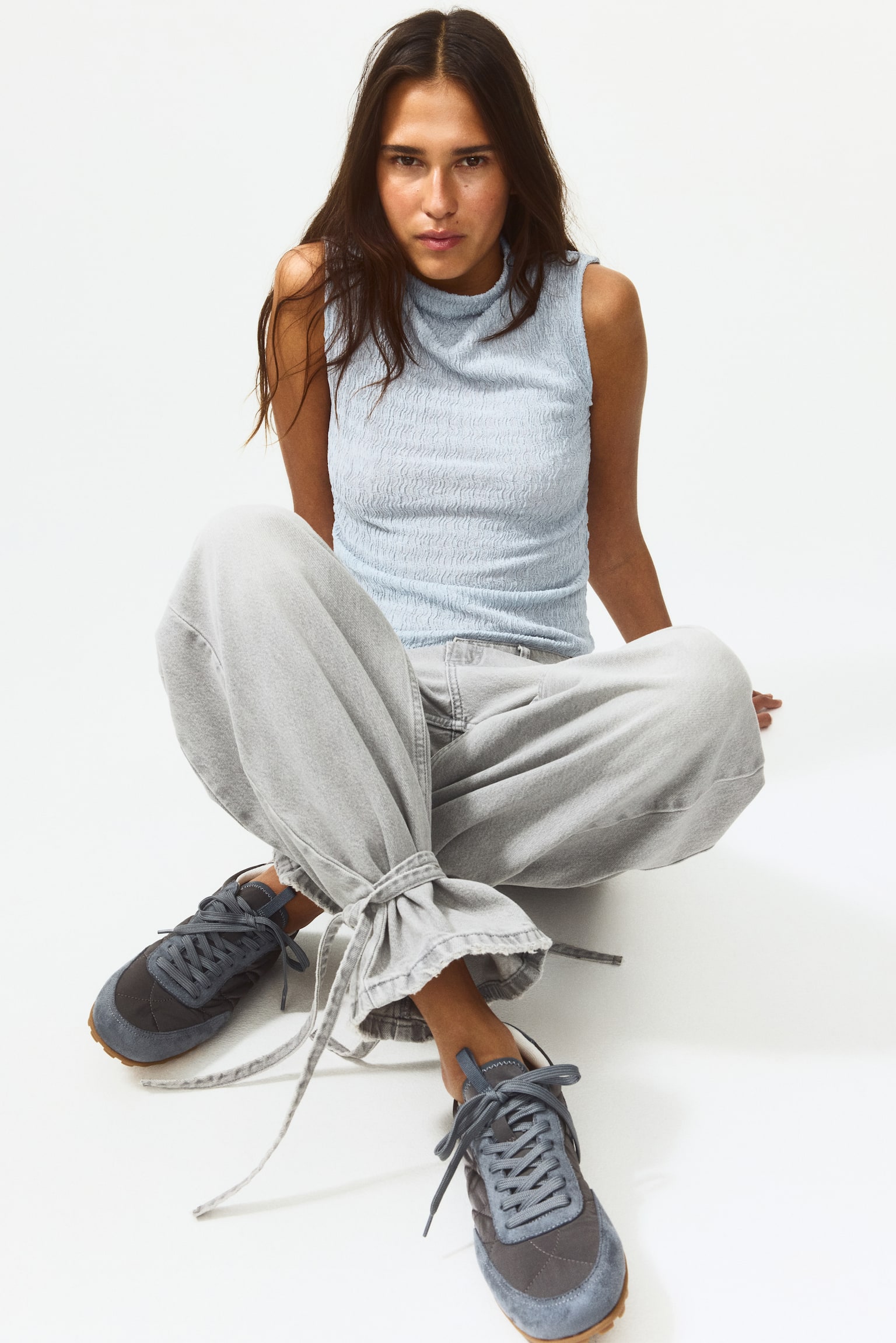 Trainers - Grey/Light blue/Light beige/Light pink/Bright red - 1