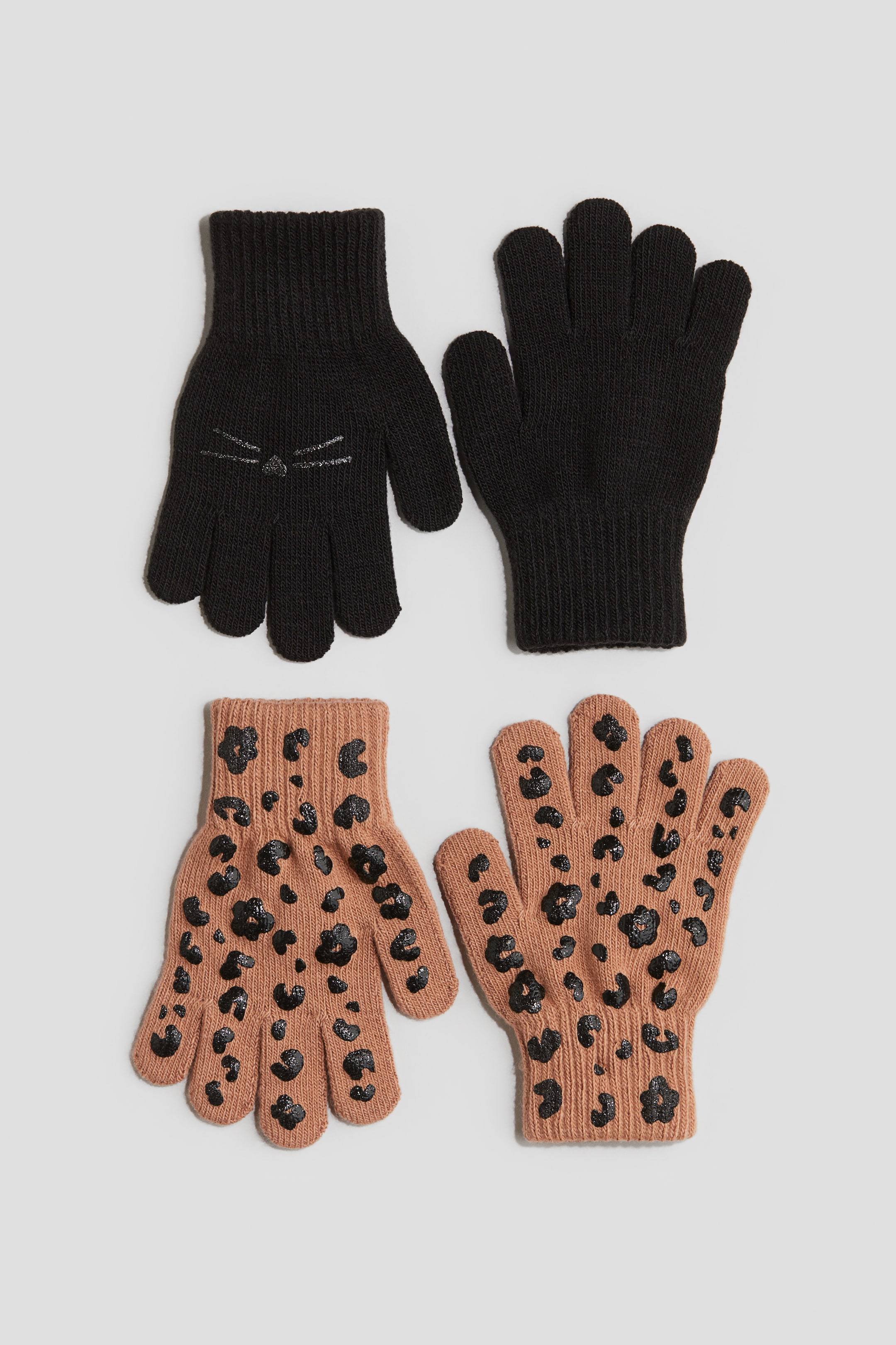 2-pack Fine-knit Gloves