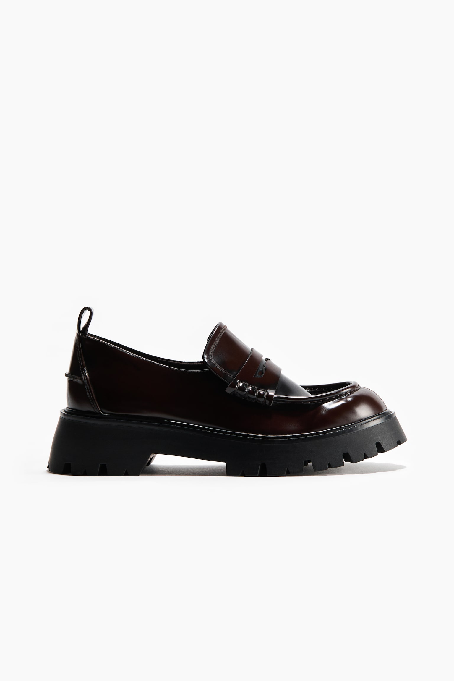 Chunky loafers - Dark brown/Dark beige