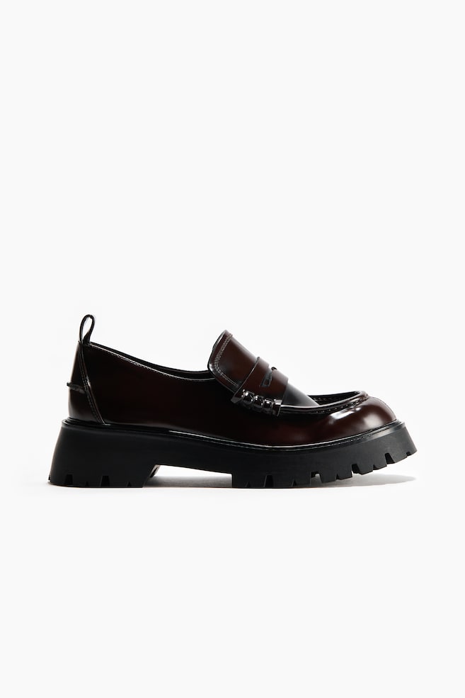 Chunky Loafer - Dunkelbraun/Schwarz/Dunkelbeige - 1