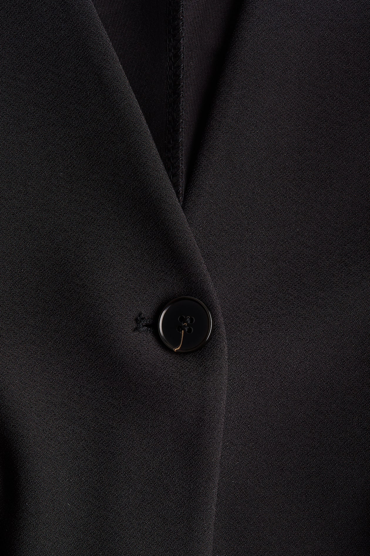 Collarless jersey blazer - image 4