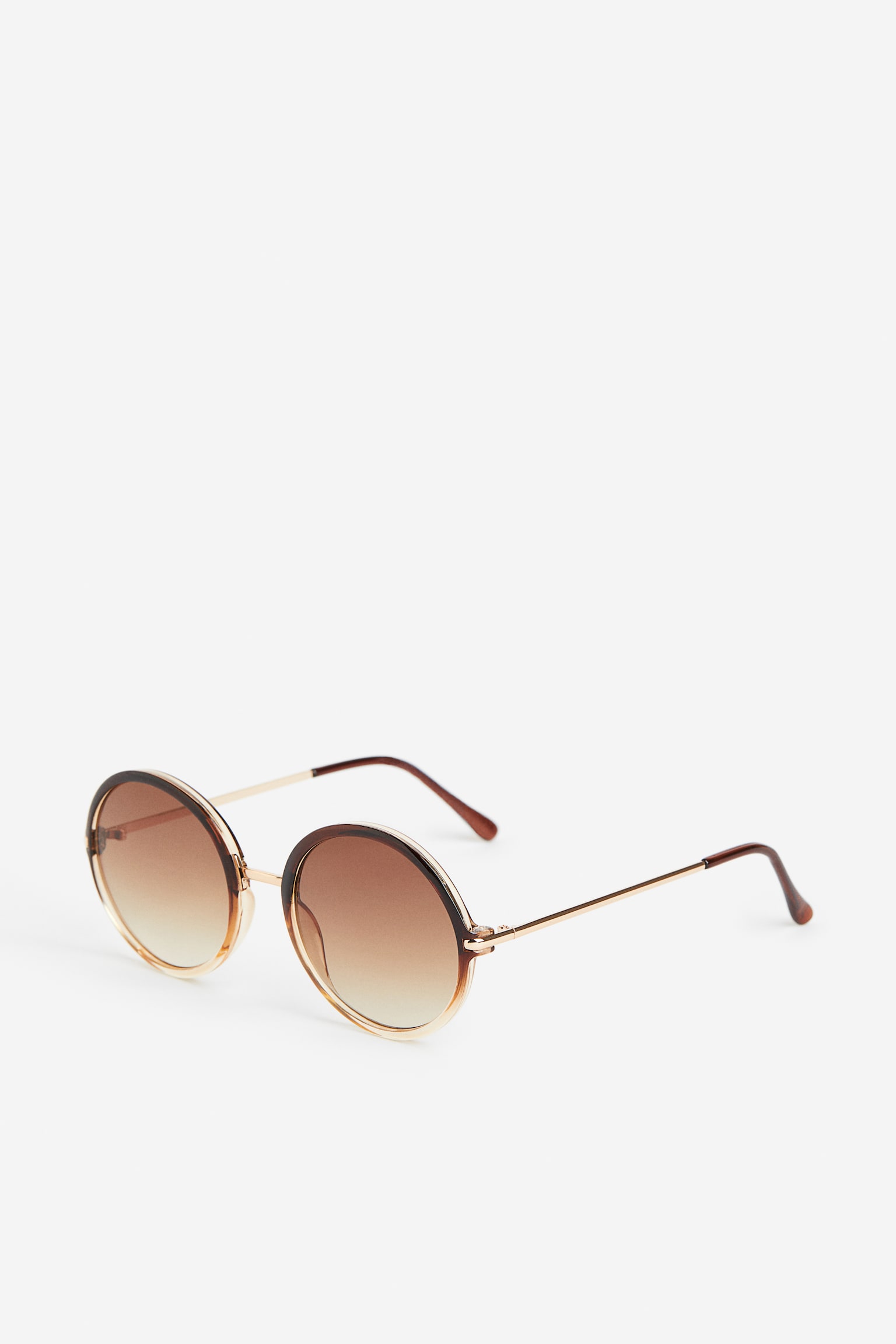 Round sunglasses - Brown - 3