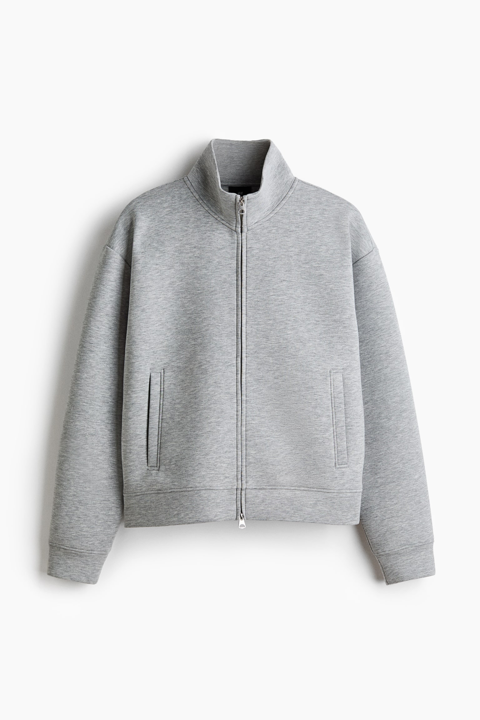 Træningsjakke Loose Fit - Gråmeleret/Sort - 1