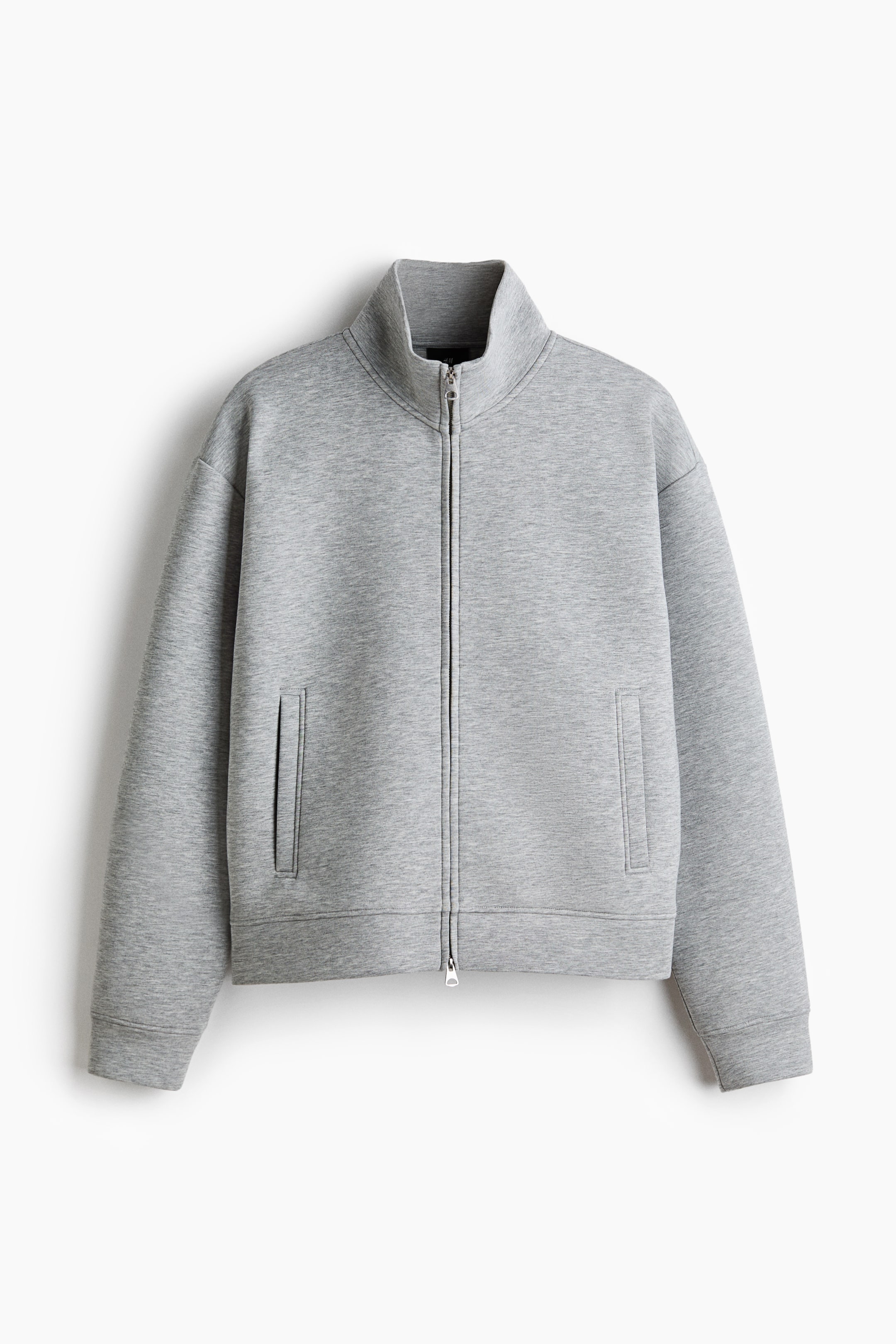 Преглед на по-голямо изображение: Спортно горнище Loose Fit - Сив меланж - МЪЖЕ | H&M BG 5