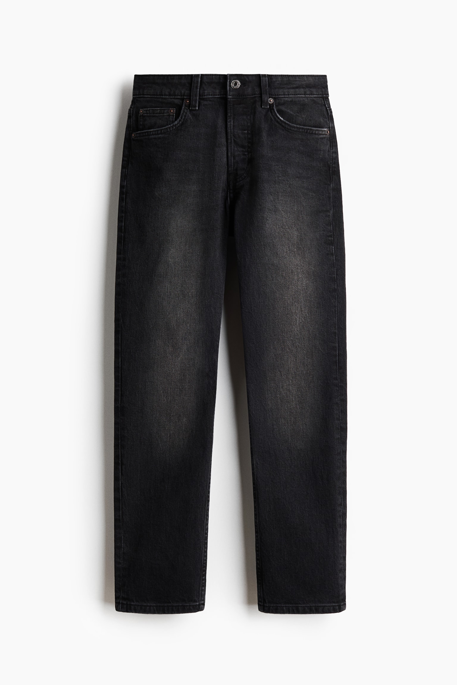 Straight Regular Waist Jeans - Noir denim/Bleu denim foncé/Bleu denim/Bleu denim/Bordeaux - 1