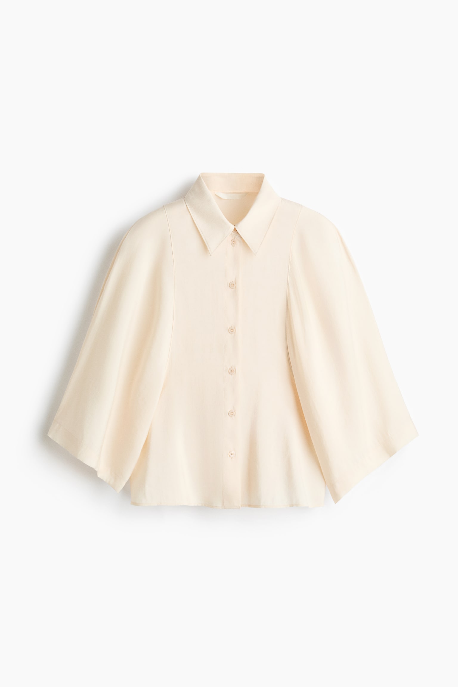 Bluse aus Modalgemisch - Cremefarben