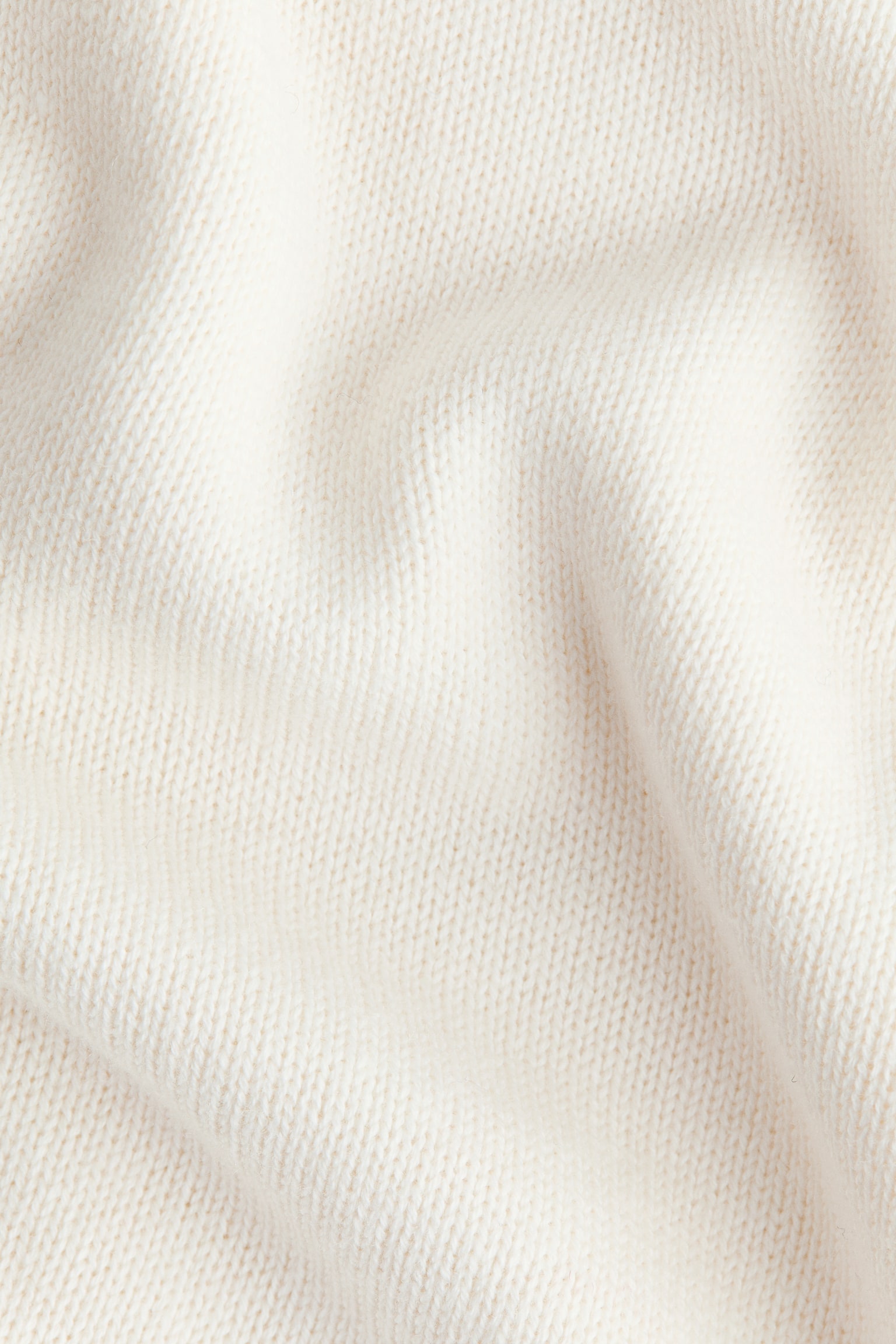 Женский свитер H&M Oversized Wool-Blend, цвет: Кремовый — фото 6