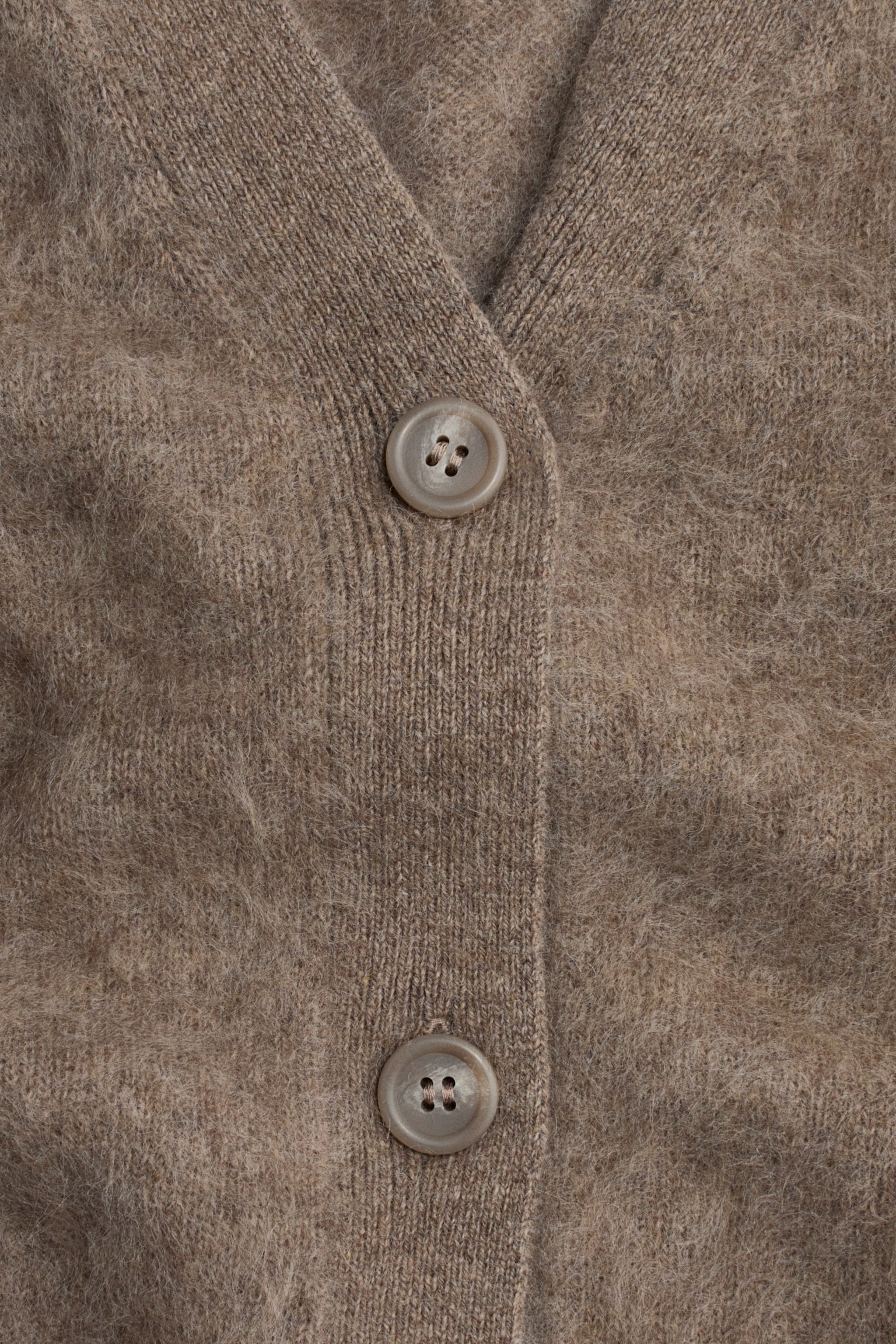 Женский кардиган H&M Cashmere-Blend, цвет: Серо-коричневый — фото 6