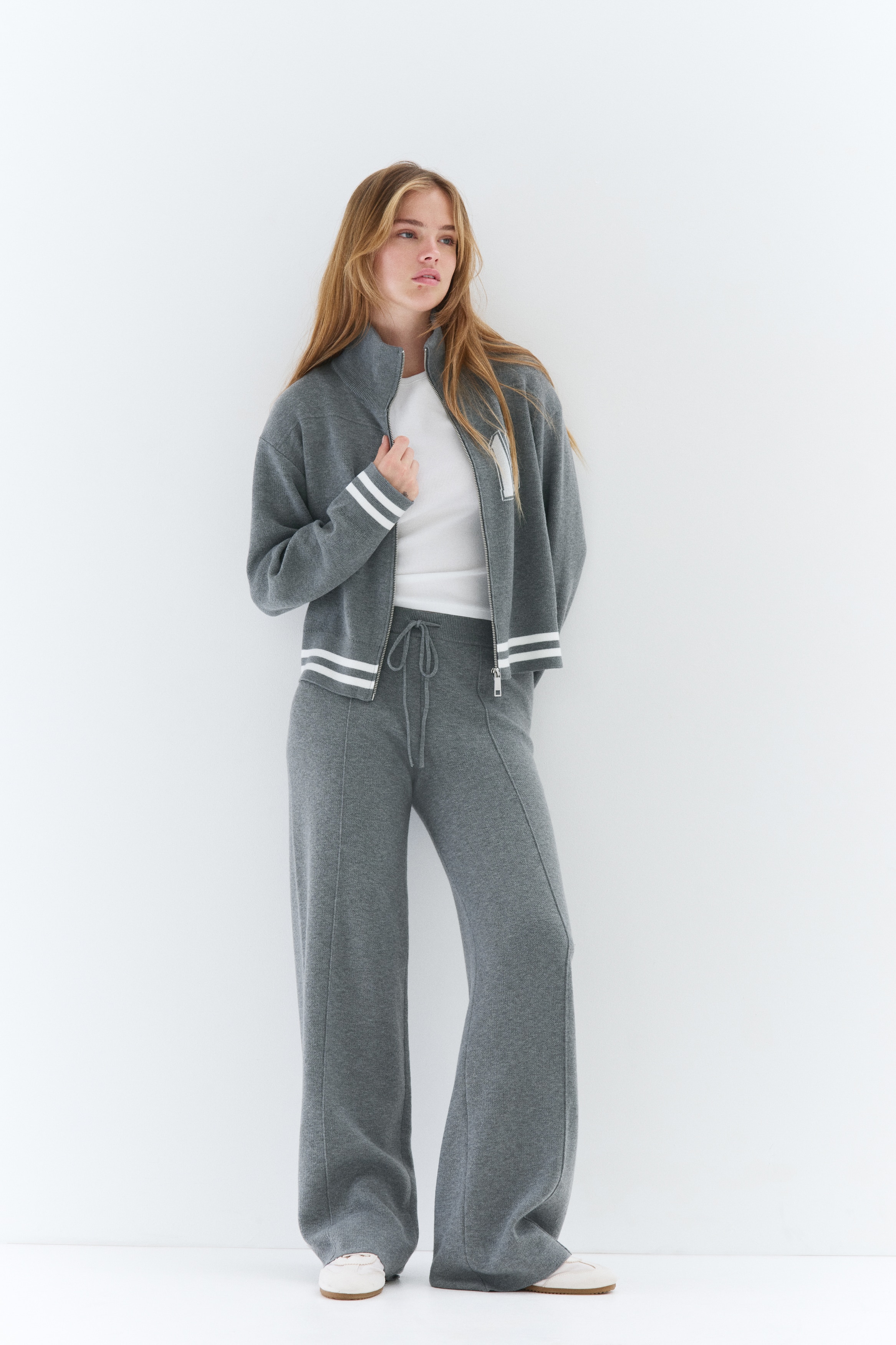 美品　theredthread S logo knit pants micro THEREDTHREAD S logo knit pants micro新品 THEREDTHREAD / ザ