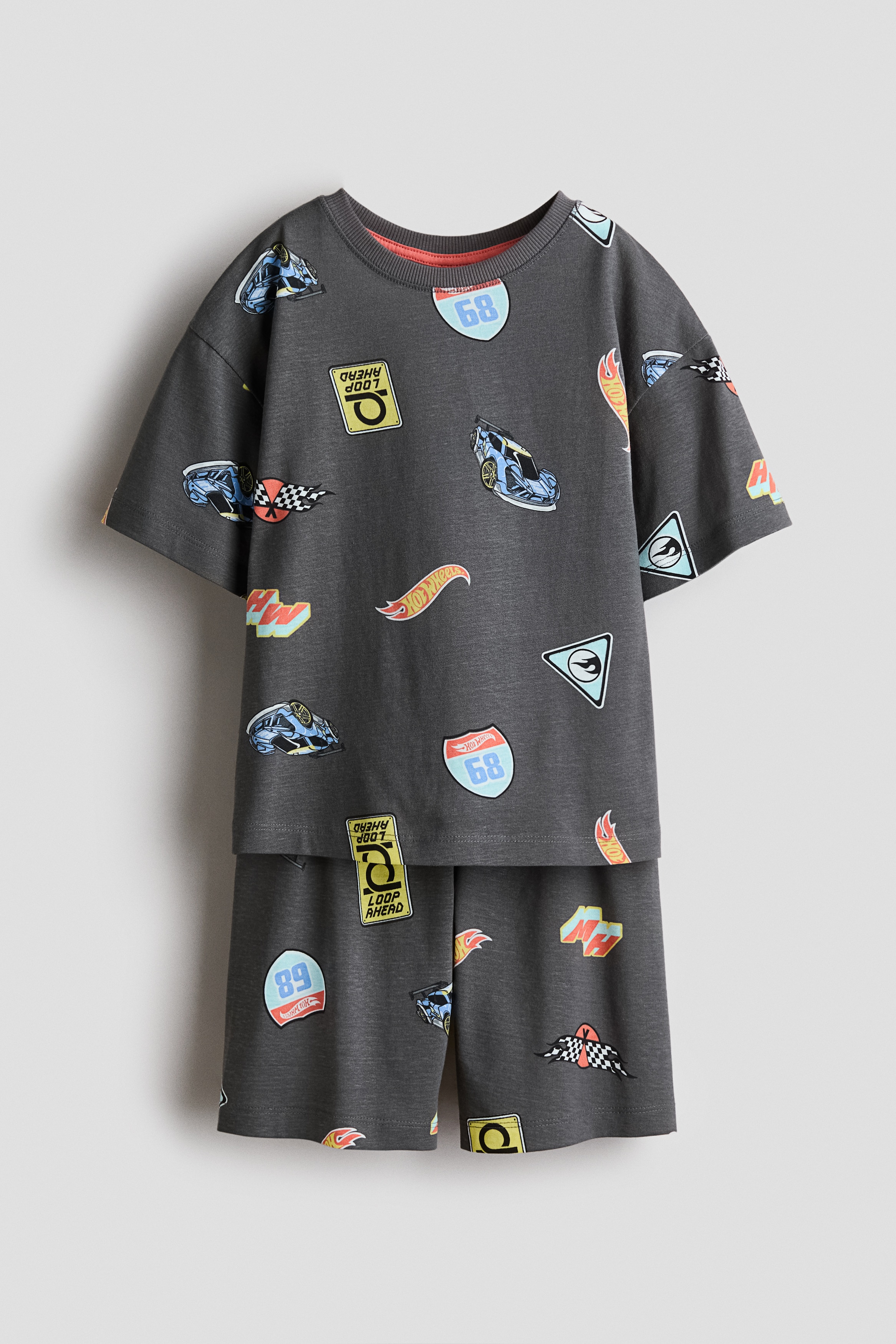 Hot Wheels Longsleeve voor jongens - kinderen lange mouwen sweatshirt shirt bovendeel lange mouwen grijs (DE/NL/SE/PL, Numerisch, 146, 152, regular), grijs