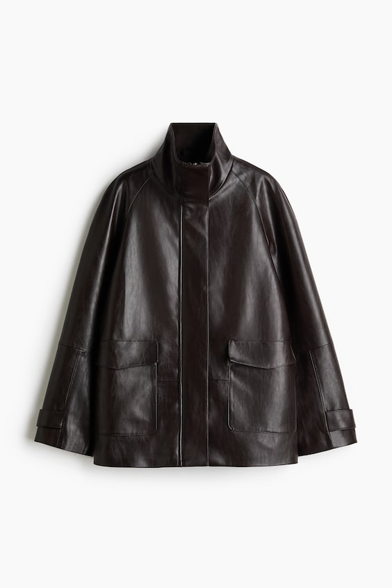 Женские куртки H&M Coated Jacket