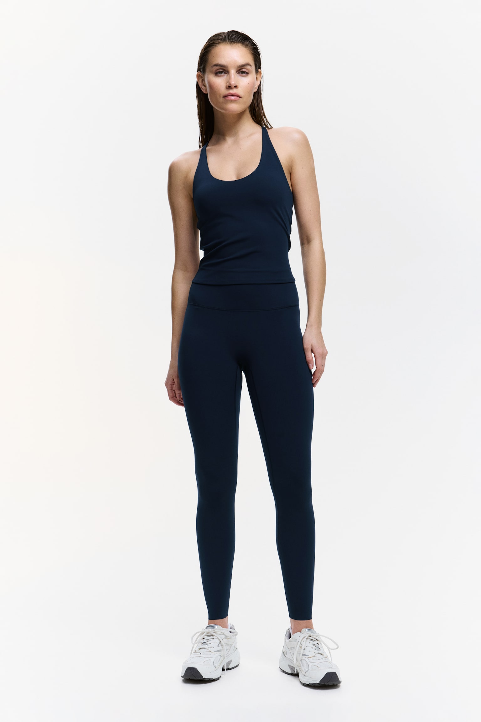 SculptMove™ High-waisted leggings - Navy blue/Black/Dark grey/Beige/Dark fuchsia - 5