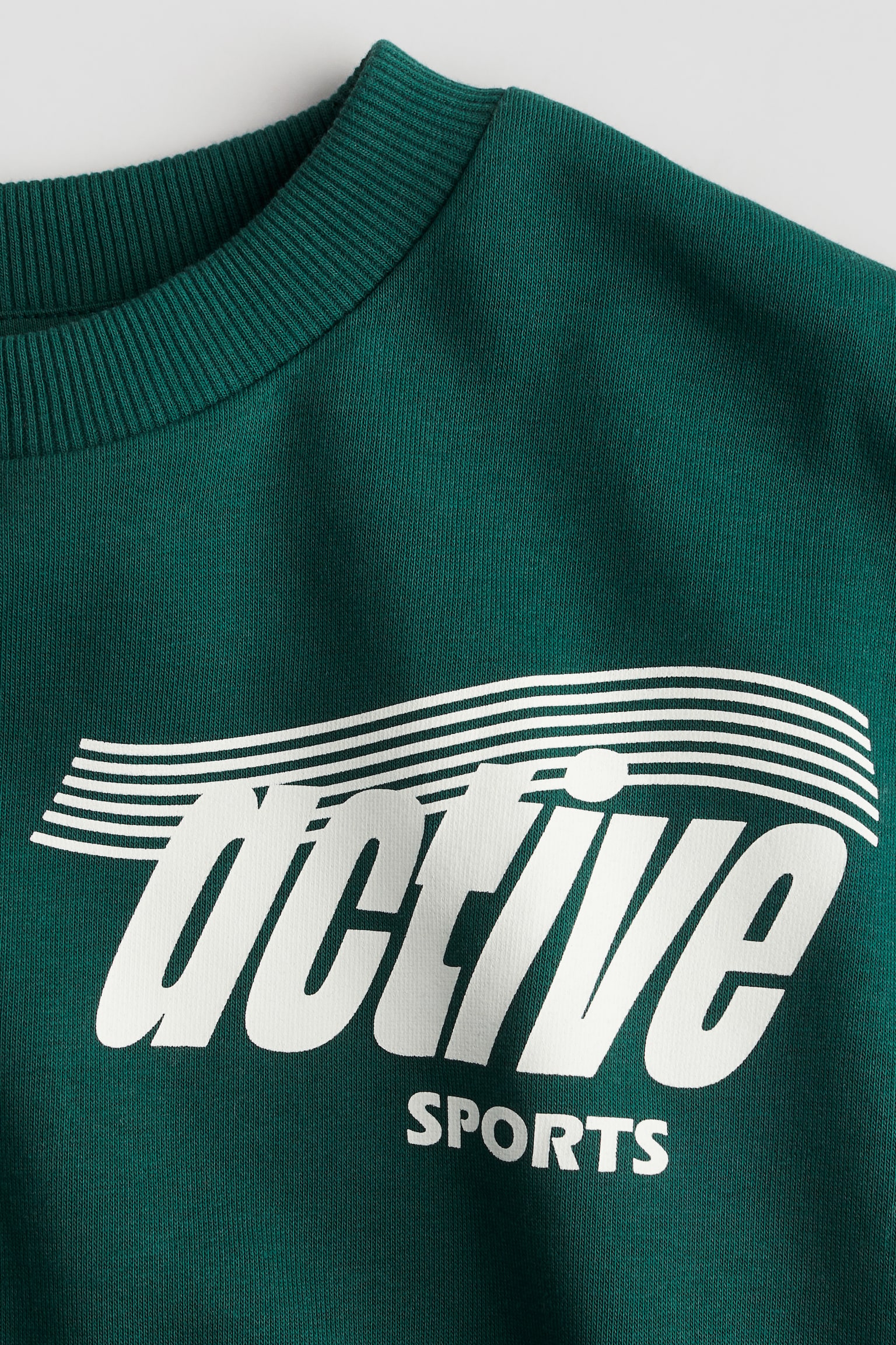 2-teiliges Sweatshirt-Set mit Print - Dunkelgrün/Active Sports/Gelb/Schwarz gestreift/Grün/Pearfect/Senfgelb/Kakteen - 6