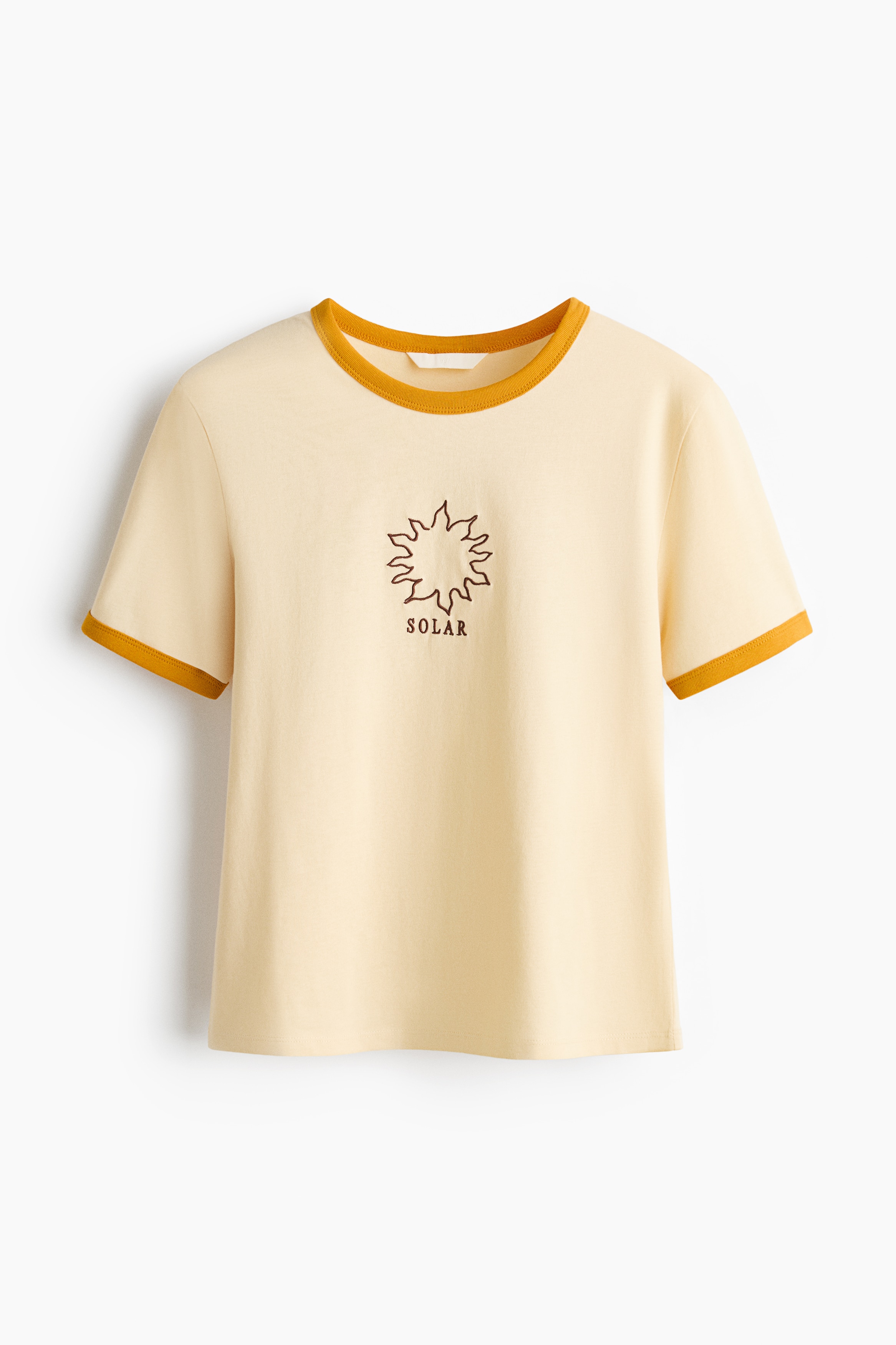 Print-motif cotton T-shirt - Light yellow/Solar/Olive green/Tropic/Brown/Soluna/Light beige/Banana/White/Lunaria/Light turquoise/La Spezia