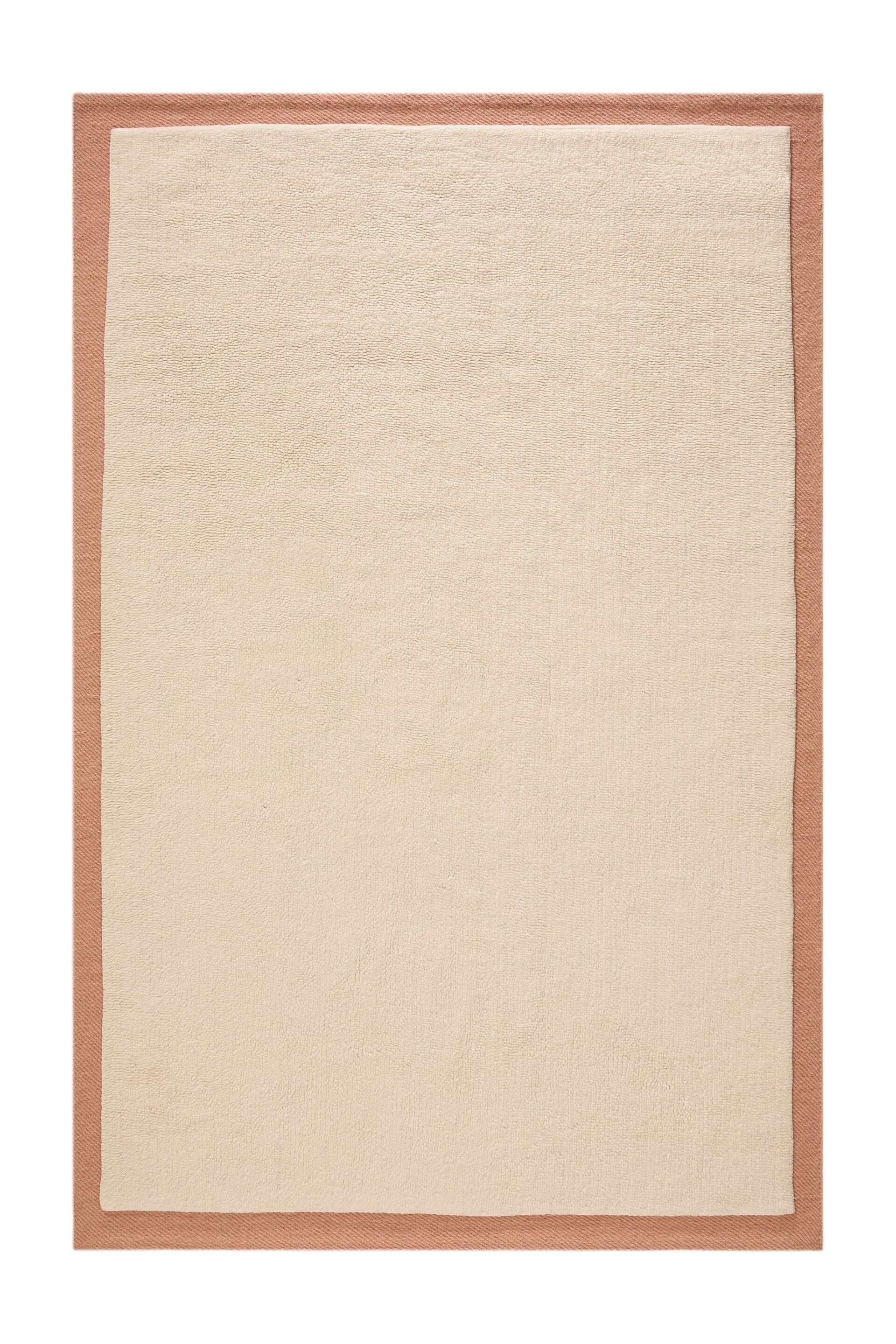 Dywan Wełniany Franco - Kremowo-różowy/Kremowy/Kremowo-beżowy