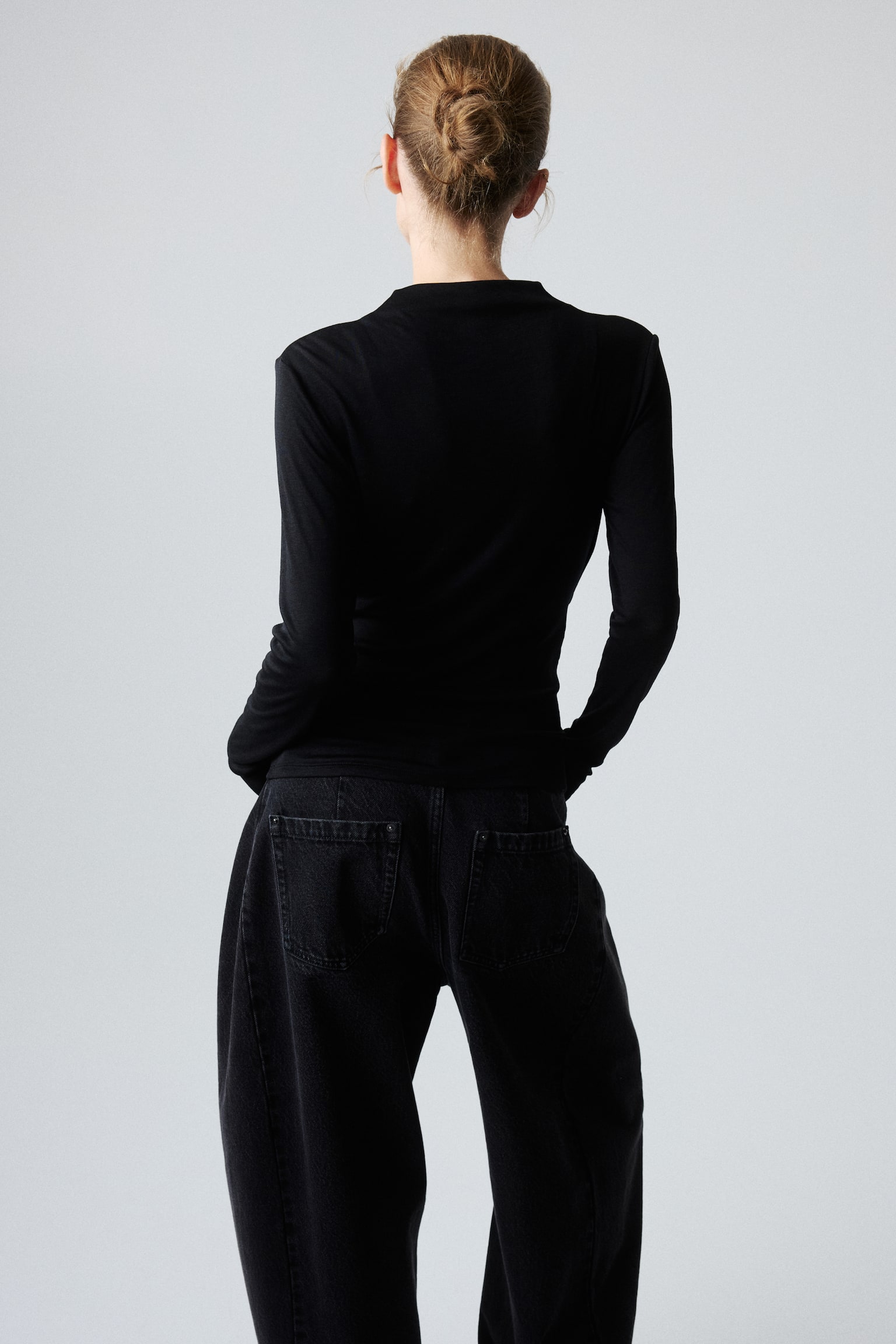 Женский топ H&M Mama Nursing Top, цвет: Чёрный — фото 3