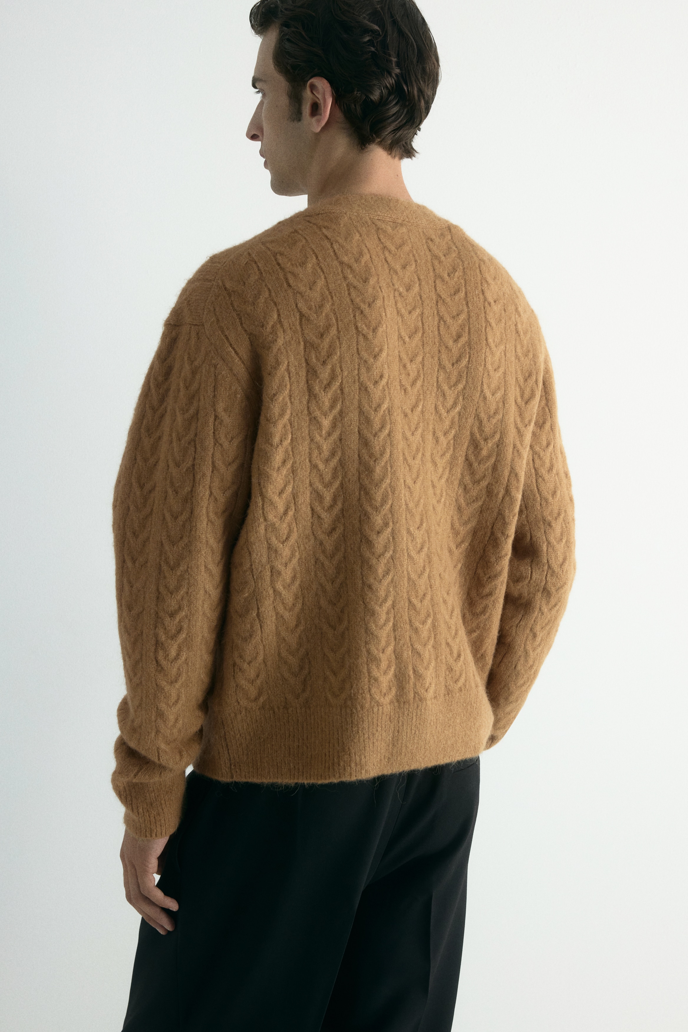 Loose Fit Wool-blend cardigan