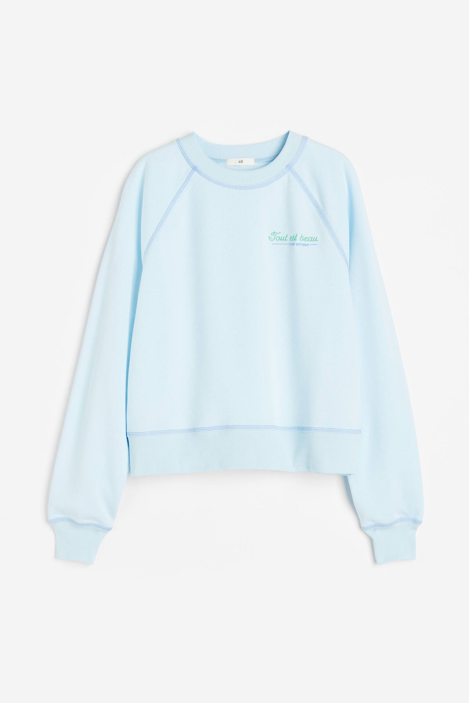 Sweatshirt - Light blue - 1