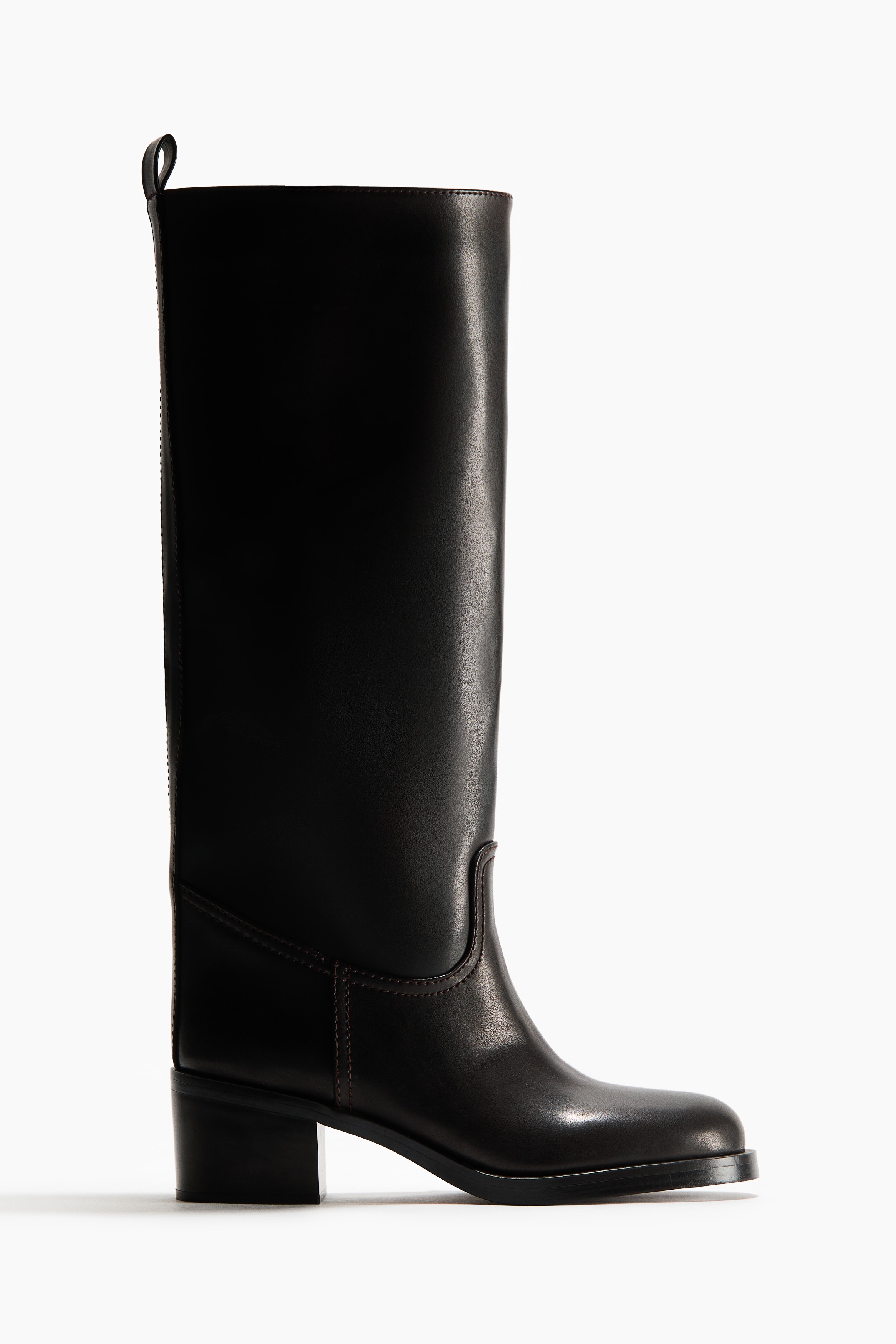 Botas a la rodilla - Marrón oscuro/Negro/Negro