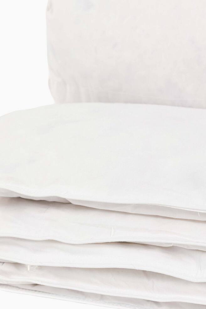Duck Feather & Down Duvet Single - White - 6