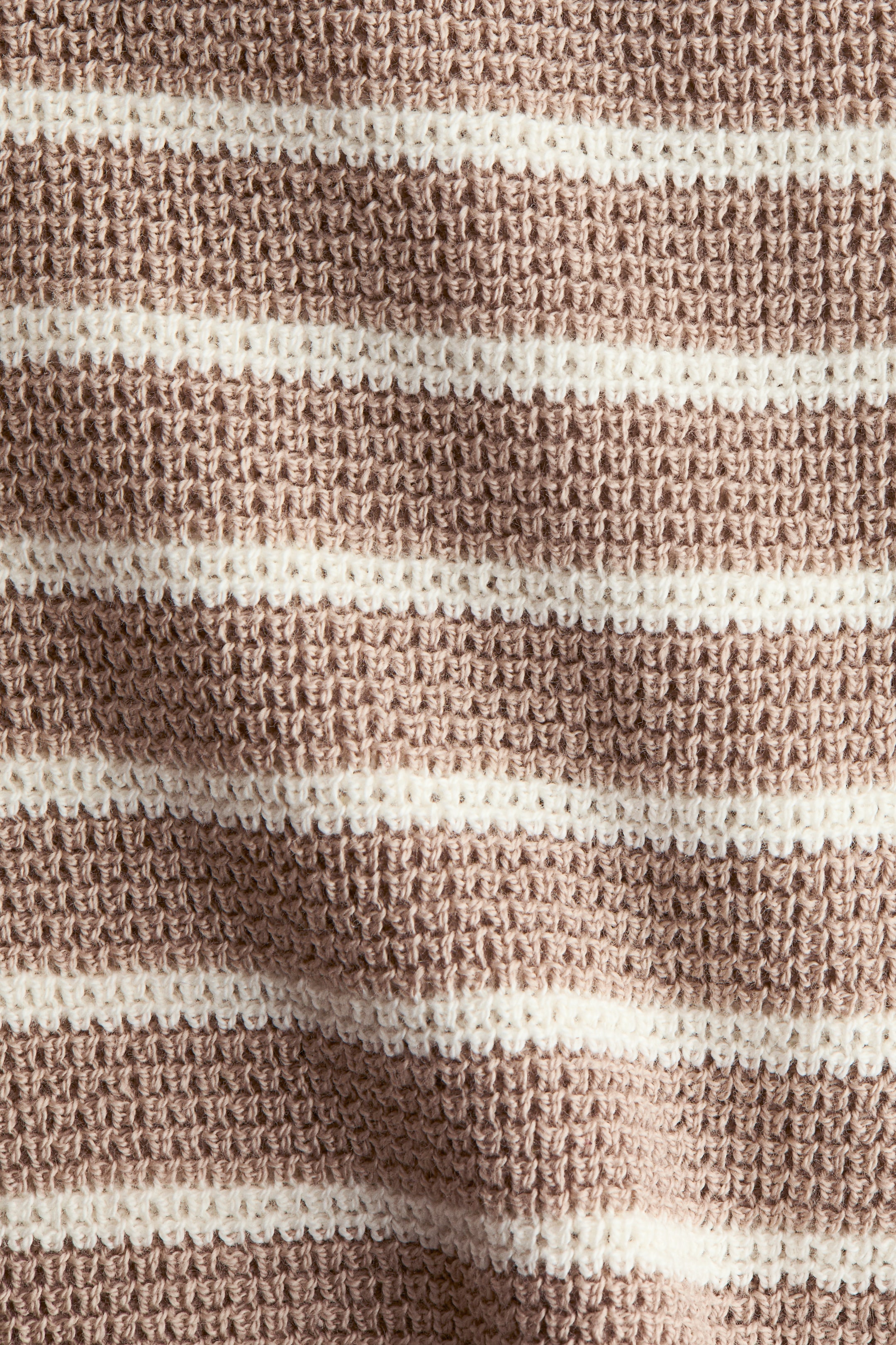 View larger image: Cotton jumper - Beige/white striped - Kids | H&M US 2