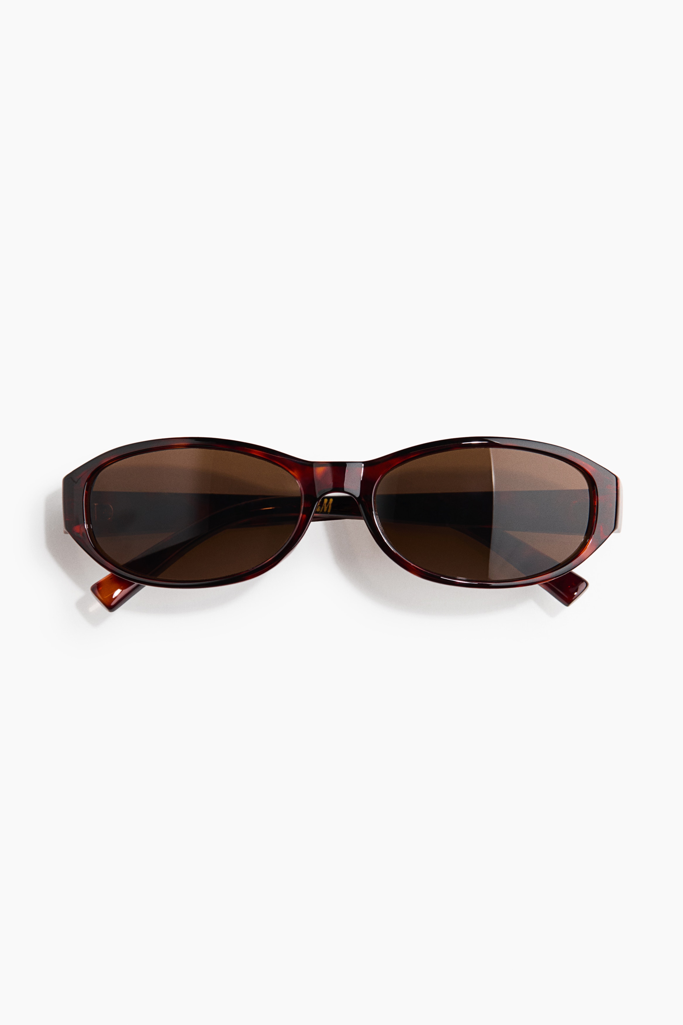 Gafas de sol ovaladas - Dark brown/Tortoiseshell pattern/Marrón/Azul