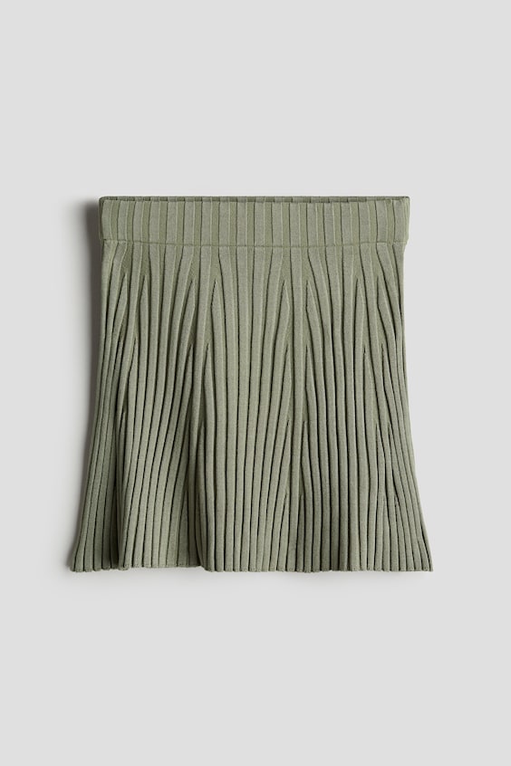 Детские юбки H&M Rib-knit A-line Skirt