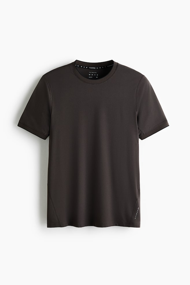 T-shirt de tennis Regular Fit DryMove™ - Café foncé/Rouge brique/Blanc/Bleu marine - 1