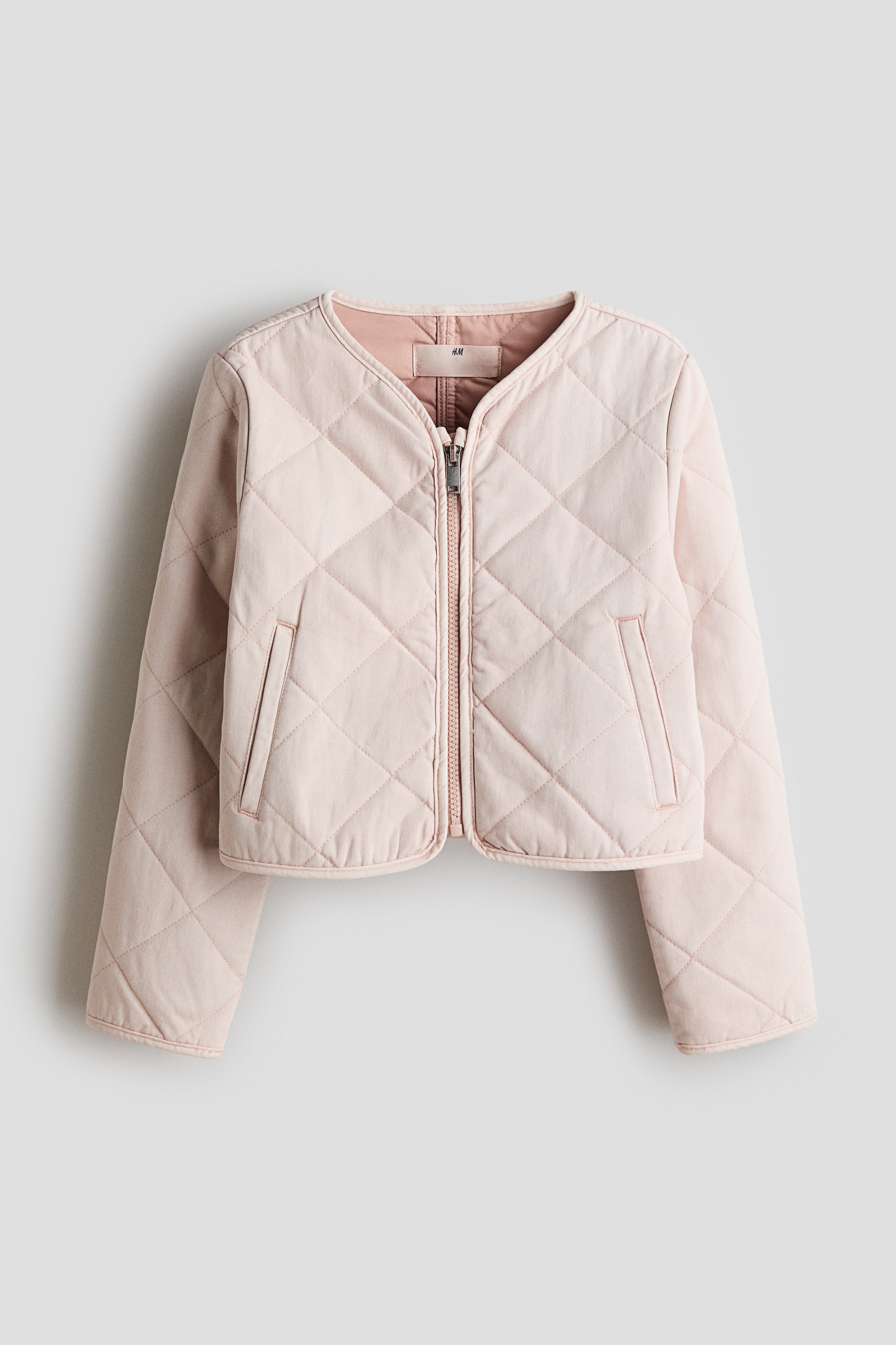 H & M - Gesteppte Baumwolljacke - Rosa - Kinder