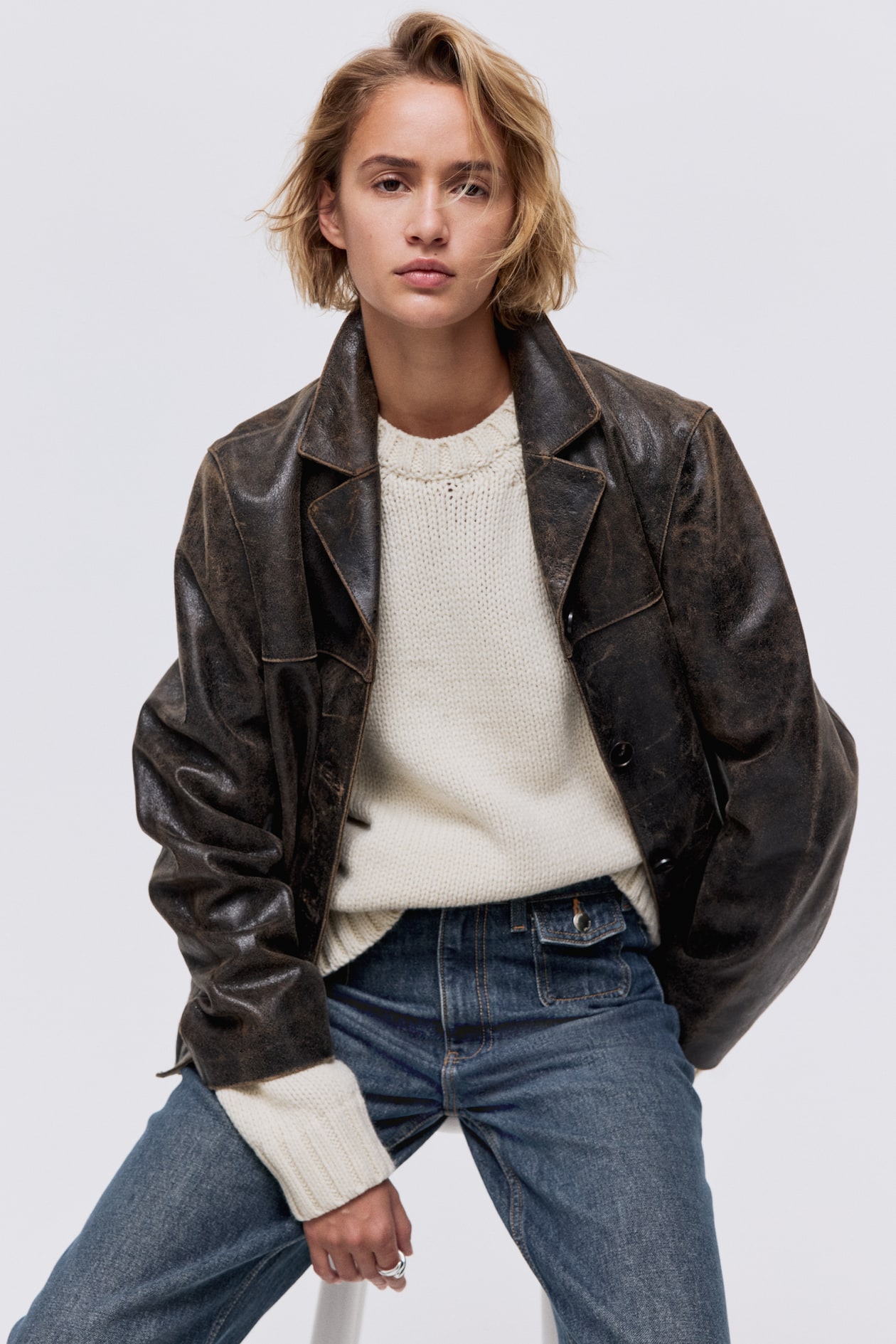 Wide High Jeans - image 3