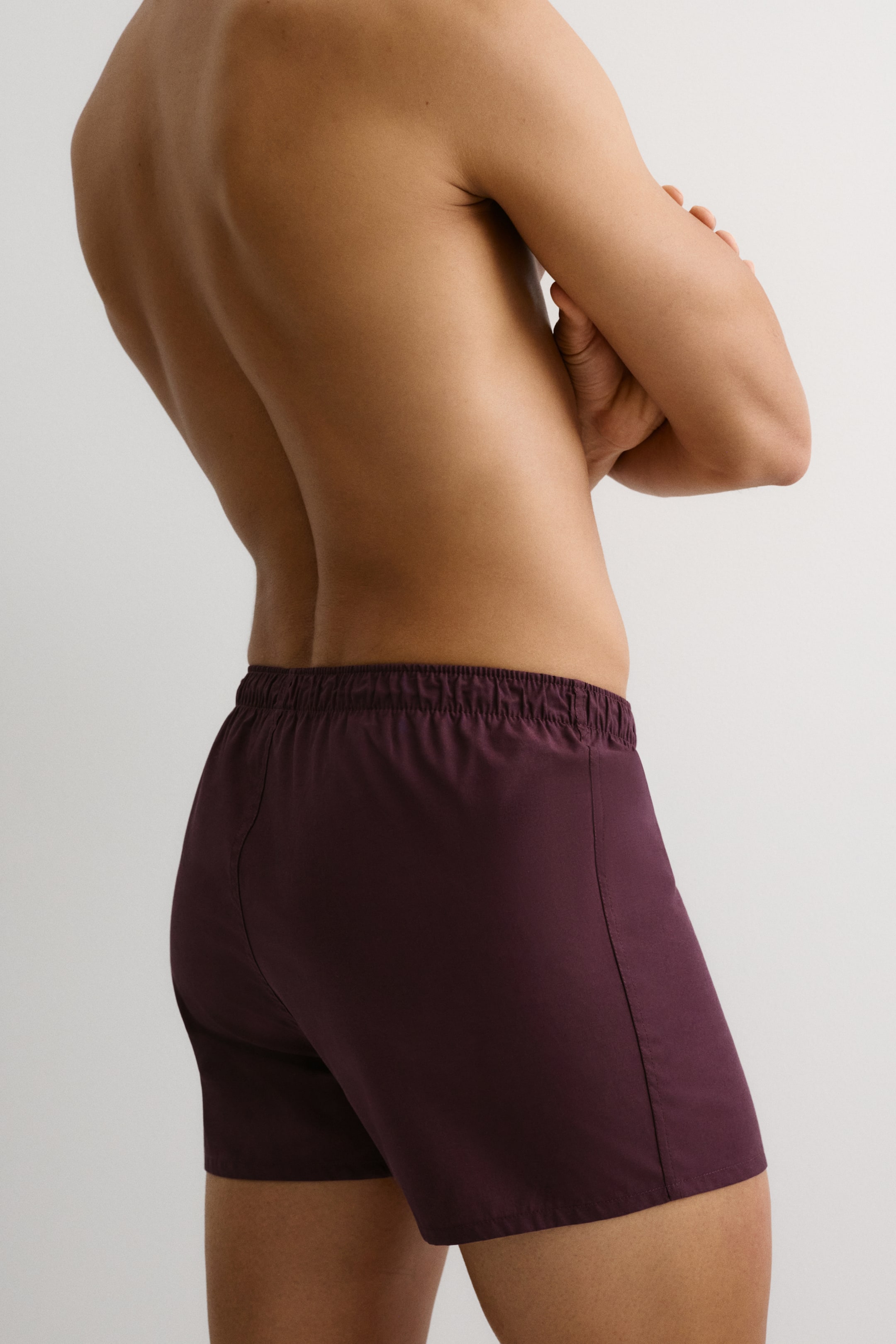 Ver imagem maior: Pack de 4 boxers em tecido - Lilás/Riscas - HOMEM | H&M PT 3