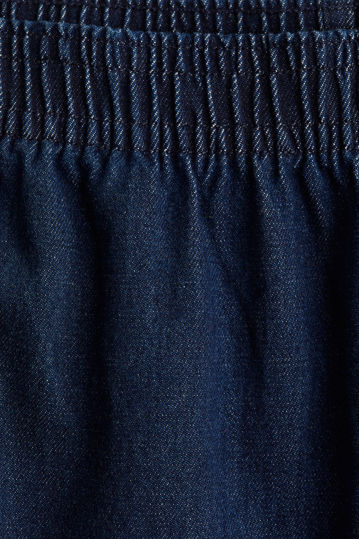 Pull-on denim trousers - image 4