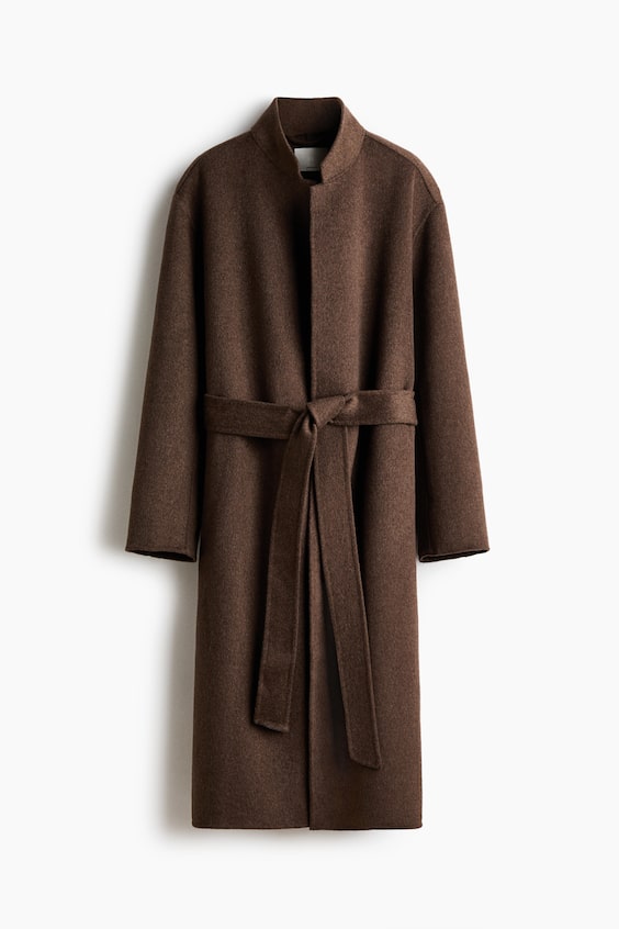Женские куртки H&M Handmade Wool-Blend Coat