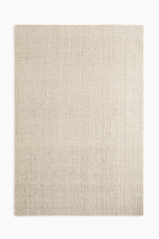 Grand tapis en laine - Grège clair/Beige - 1