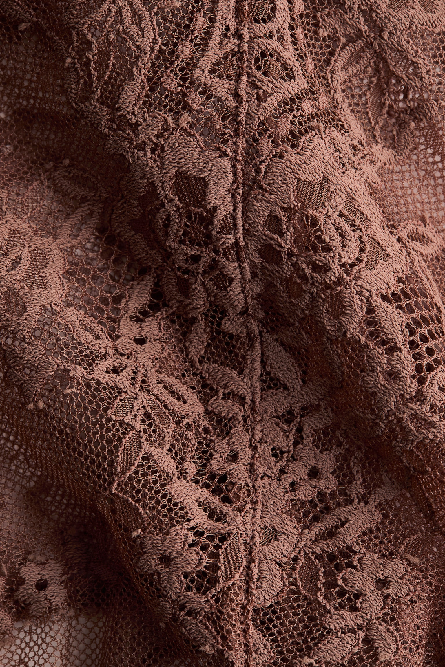 Body in pizzo - Marrone/Nero - 3