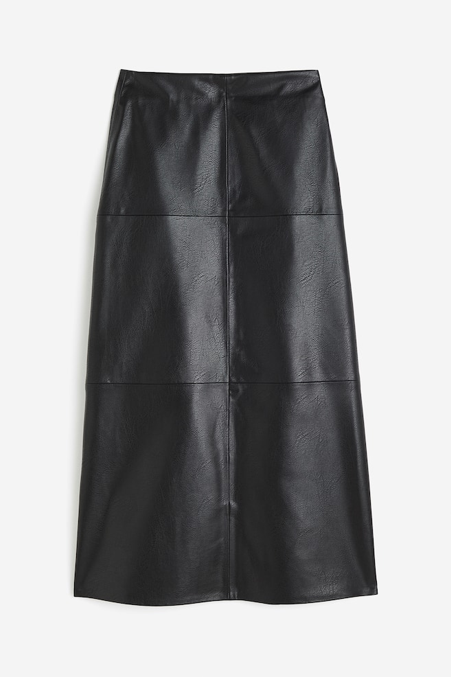 Coated skirt - Black - 2