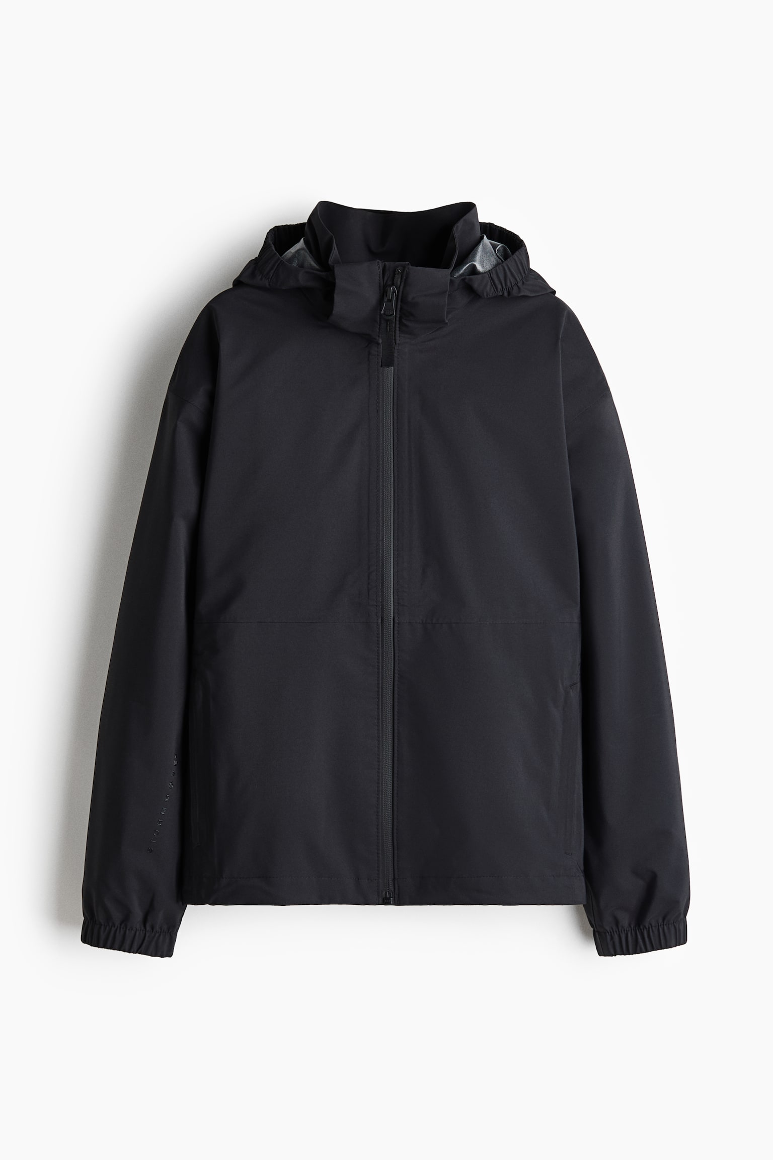 Packable rain jacket with StormMove™ - Black - 1