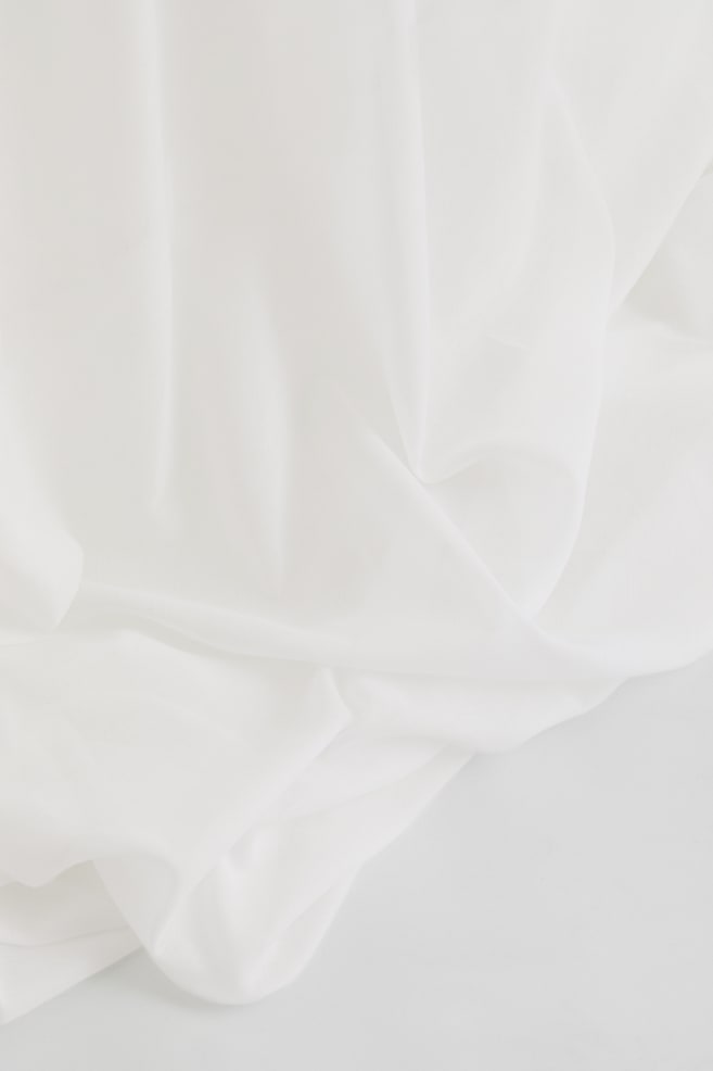 Large rideau multibande - Blanc/Vert clair/Rose clair - 2