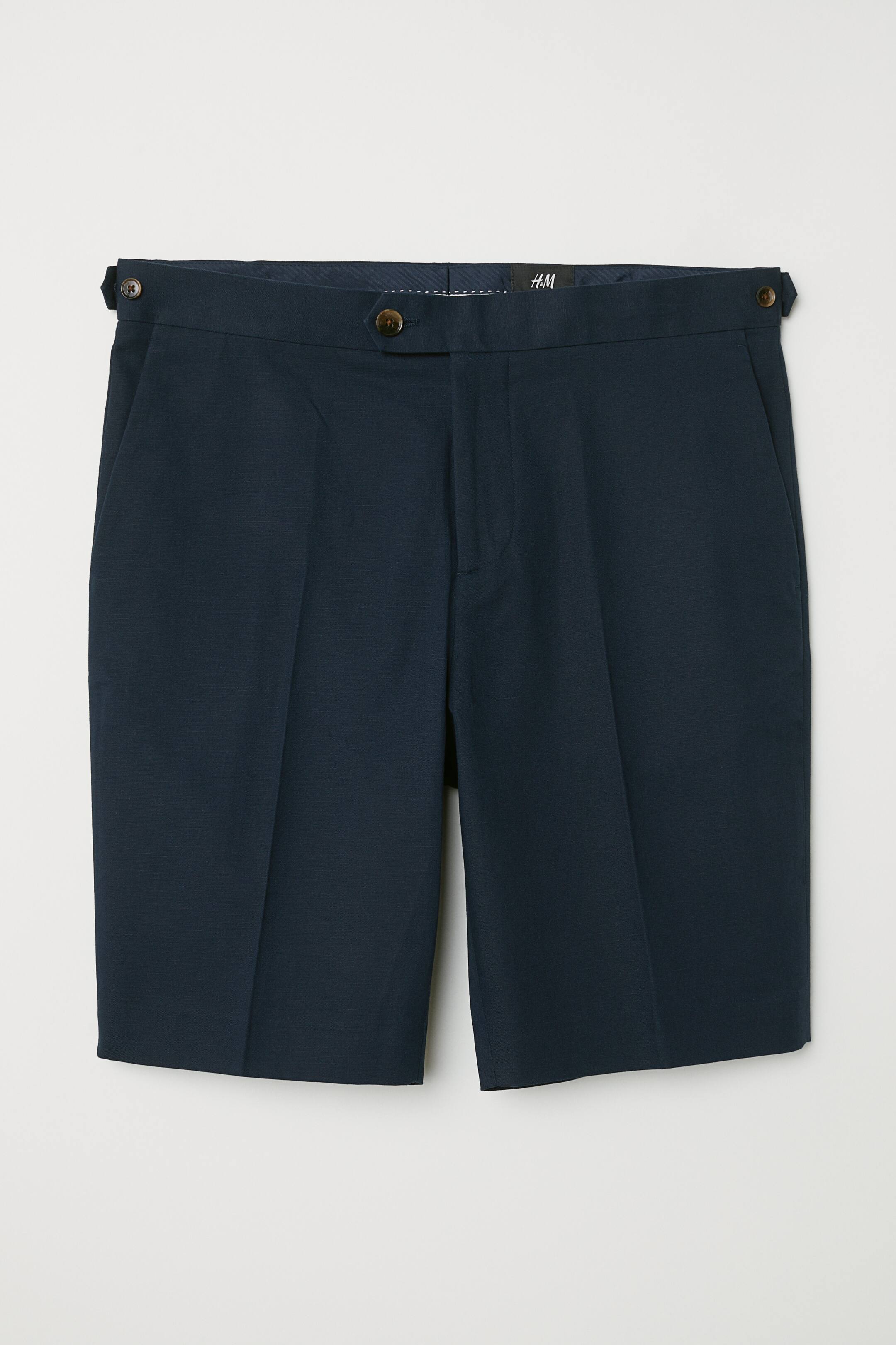 View larger image: Twill shorts Slim Fit - Dark blue - Men | H&M 1