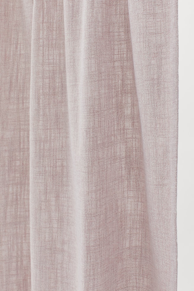 2-pack curtain lengths - Powder pink/Light greige/Natural white - 7
