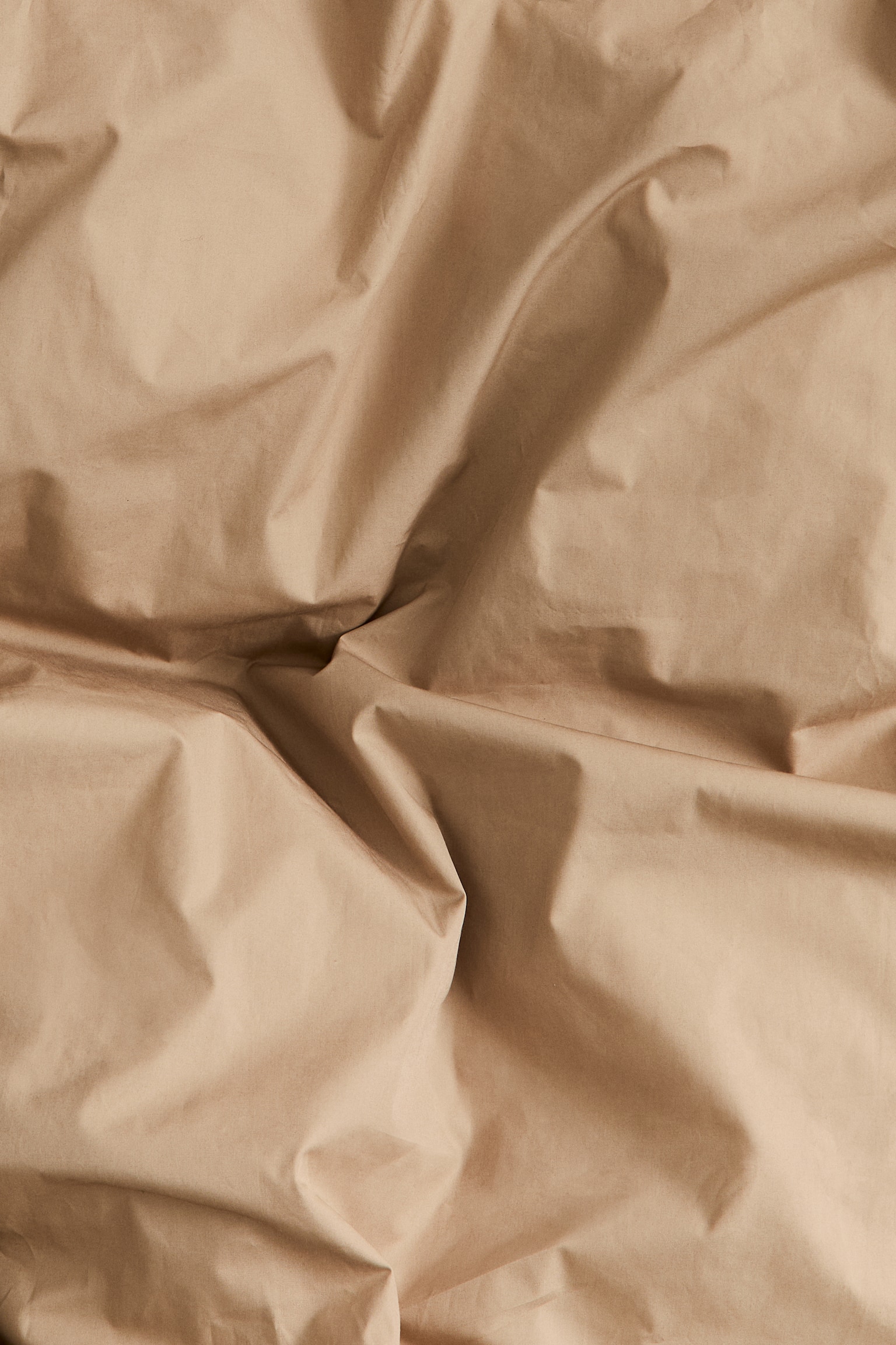 Dekbedset van perkalkatoen - eenpersoons - Beige/Bruin/Lichtroze/Lichtgrijs/Wit/Lichttaupe - 3