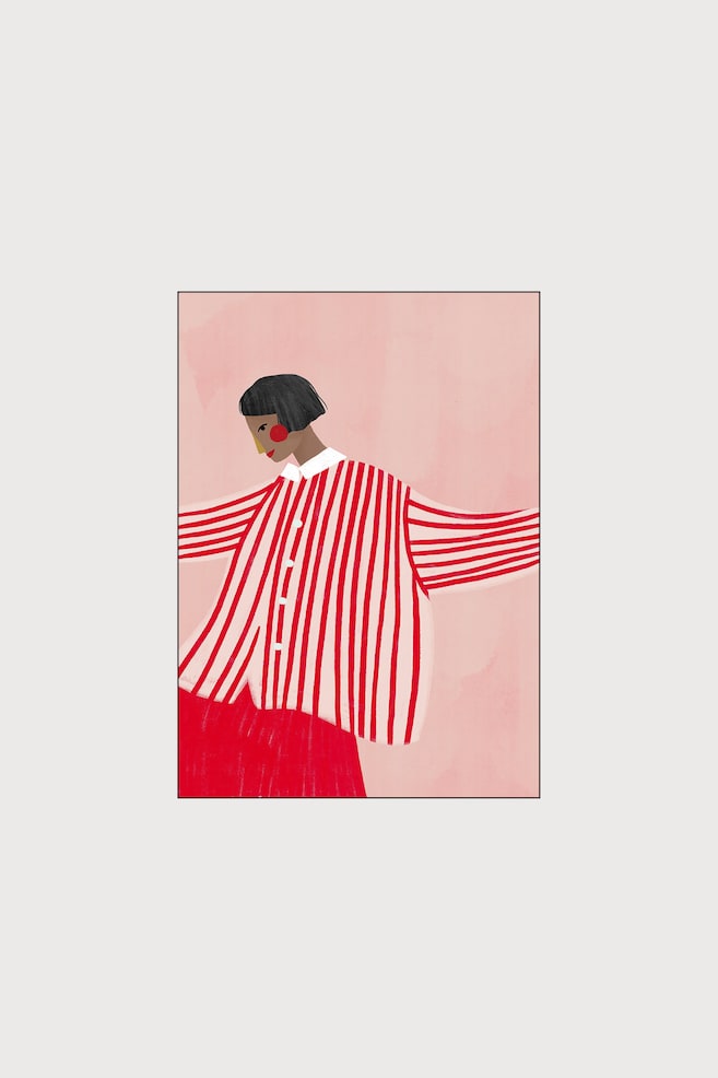 Bea Muller - The Woman With The Red Stripes - Flerfärgad - 1