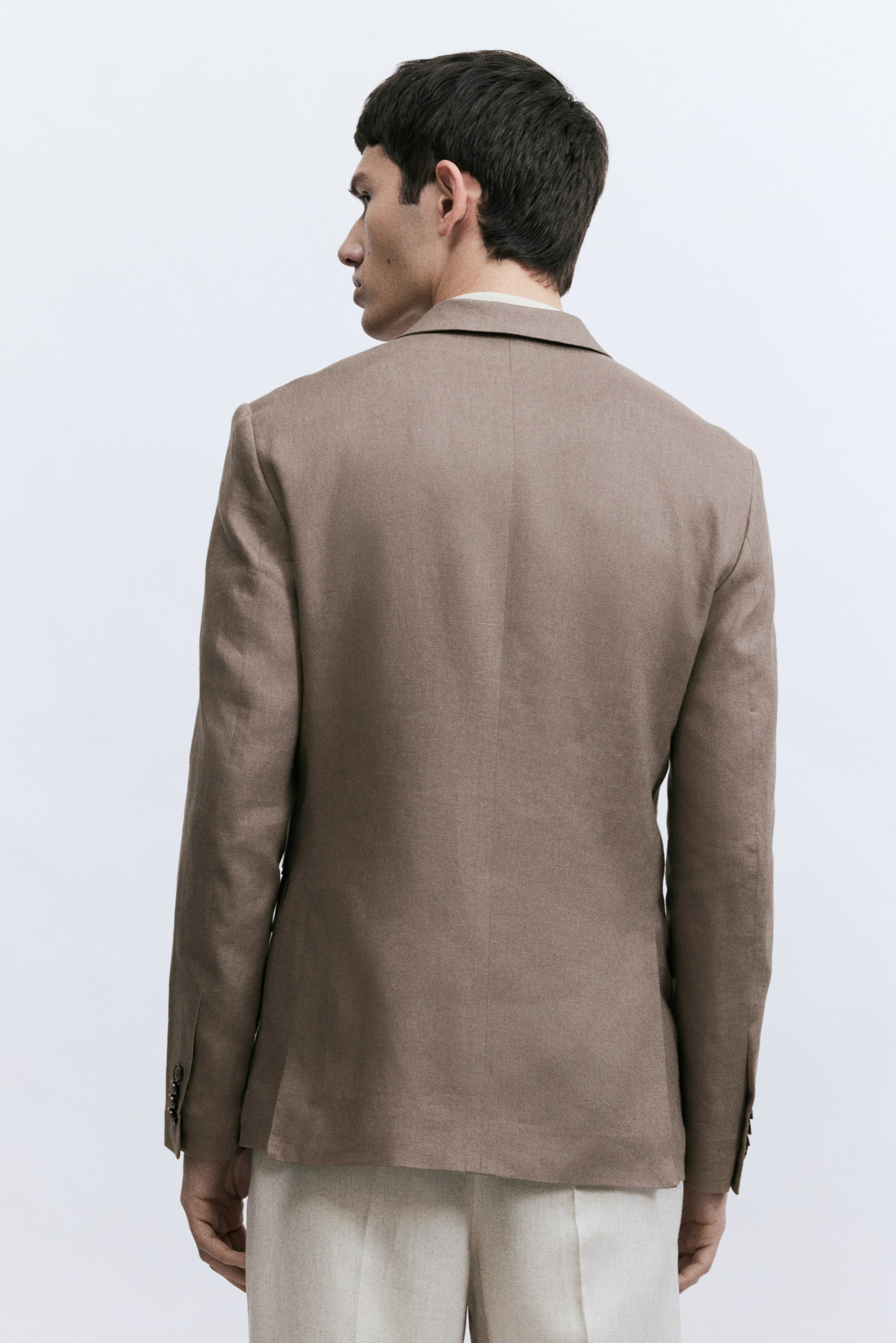 Slim-Fit Linen Jacket