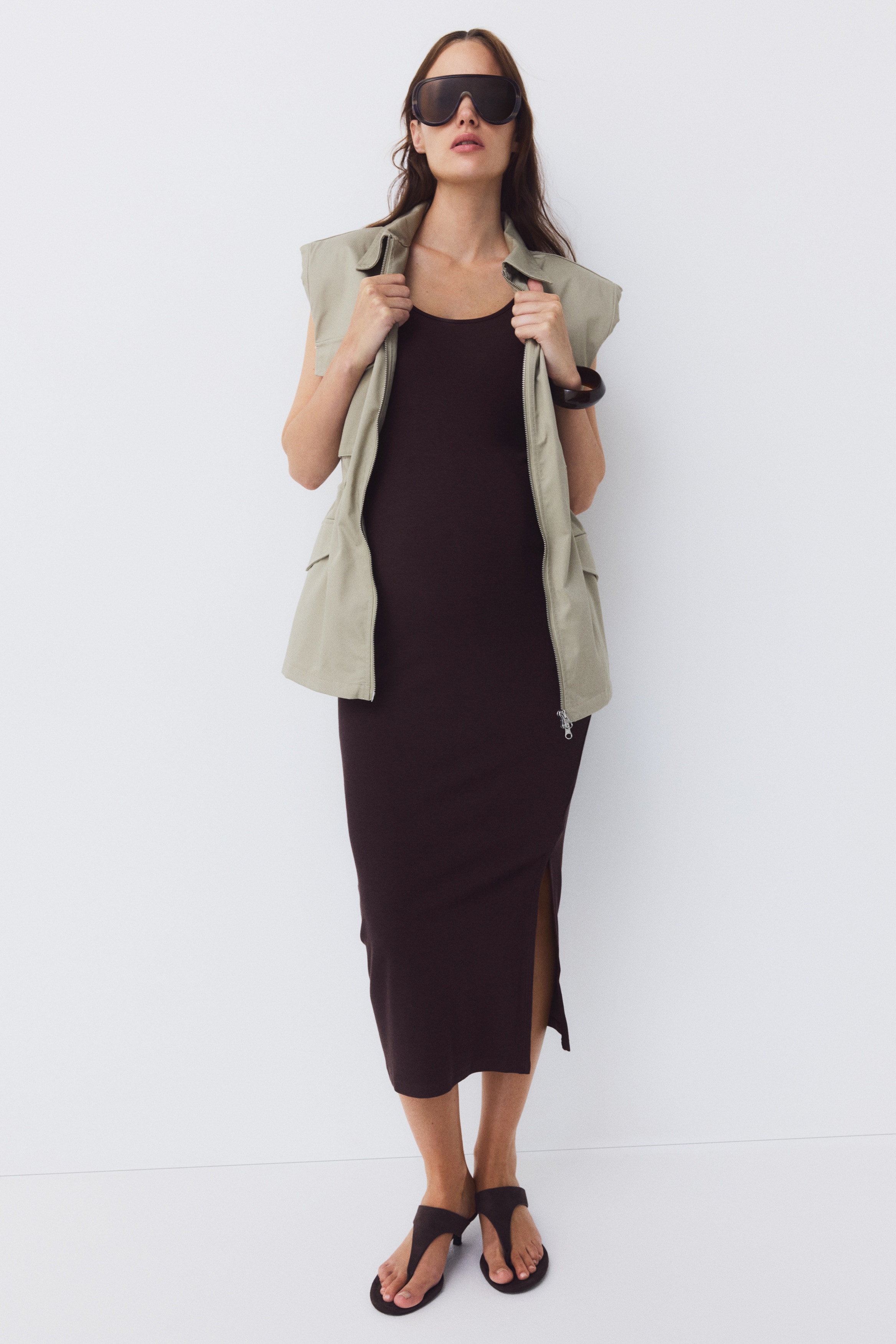 MAMA Ribbed Jersey Dress from H&M - $24.99
