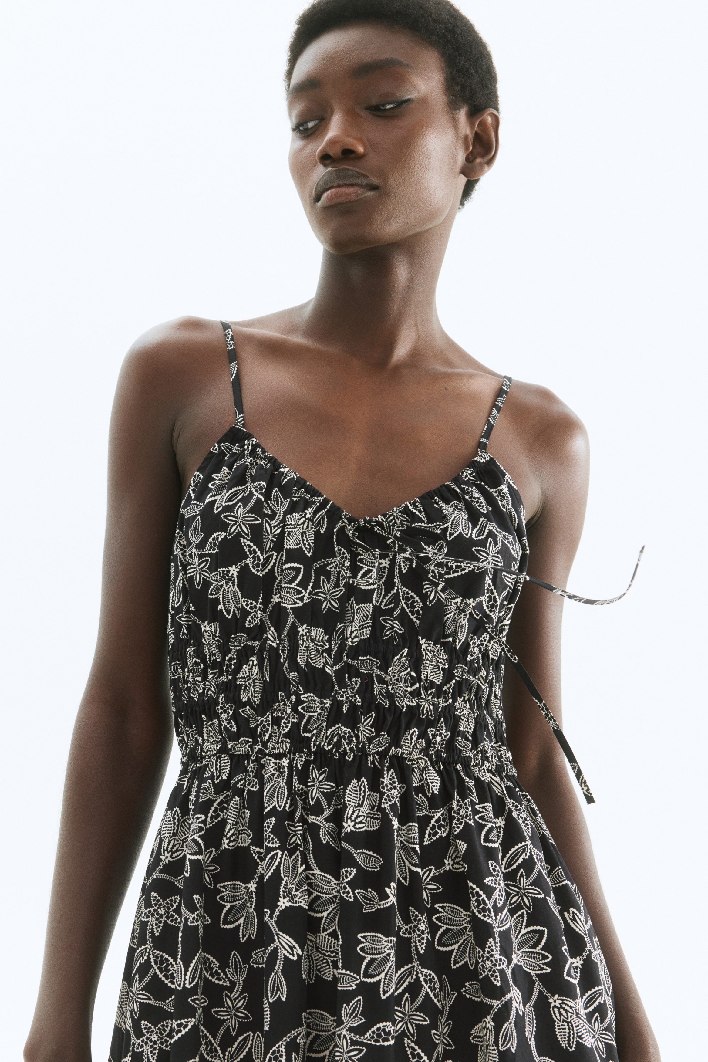 Cotton strappy dress